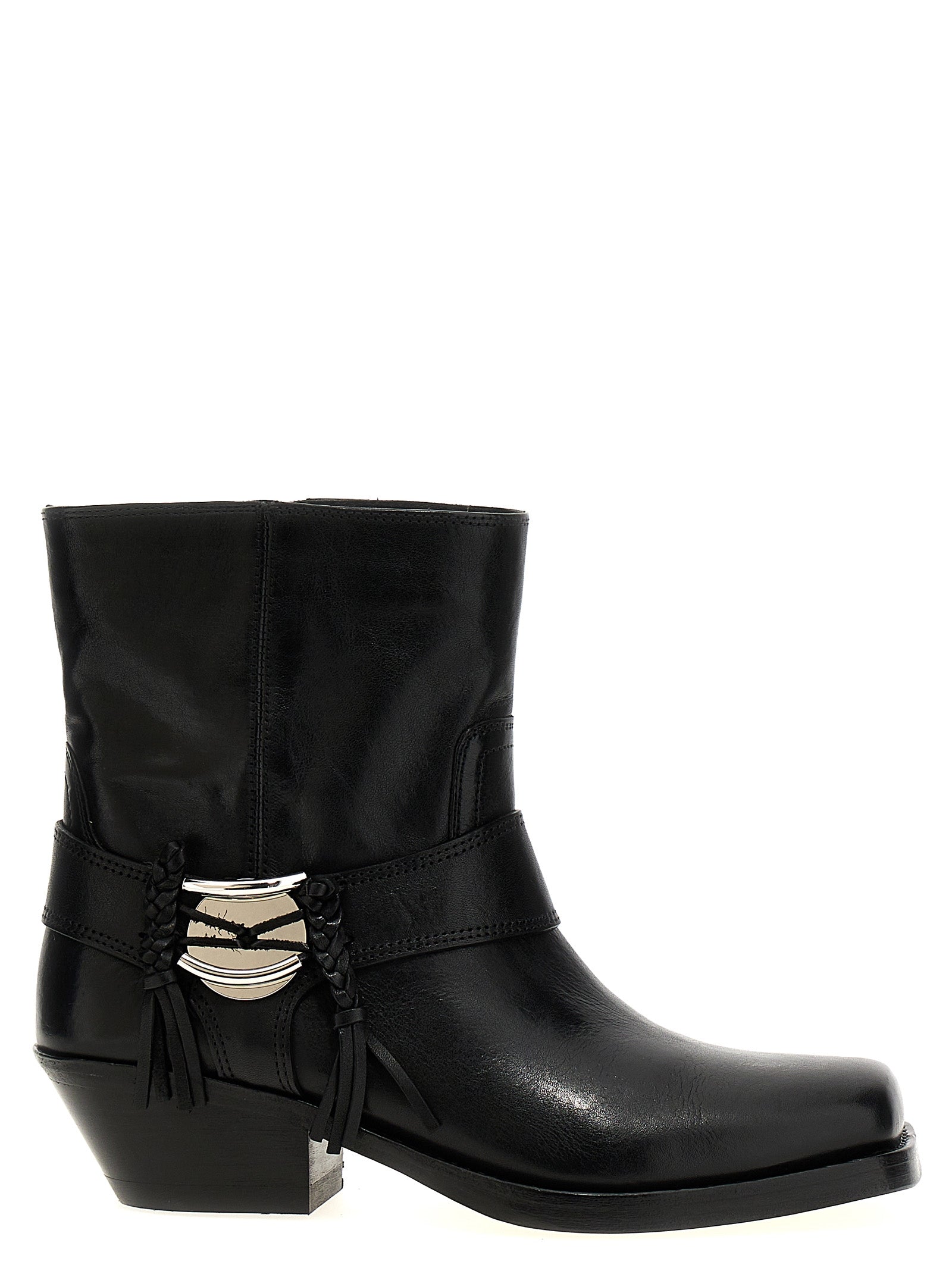 Isabel Marant Black Cowhide Chelsea Women's Boots