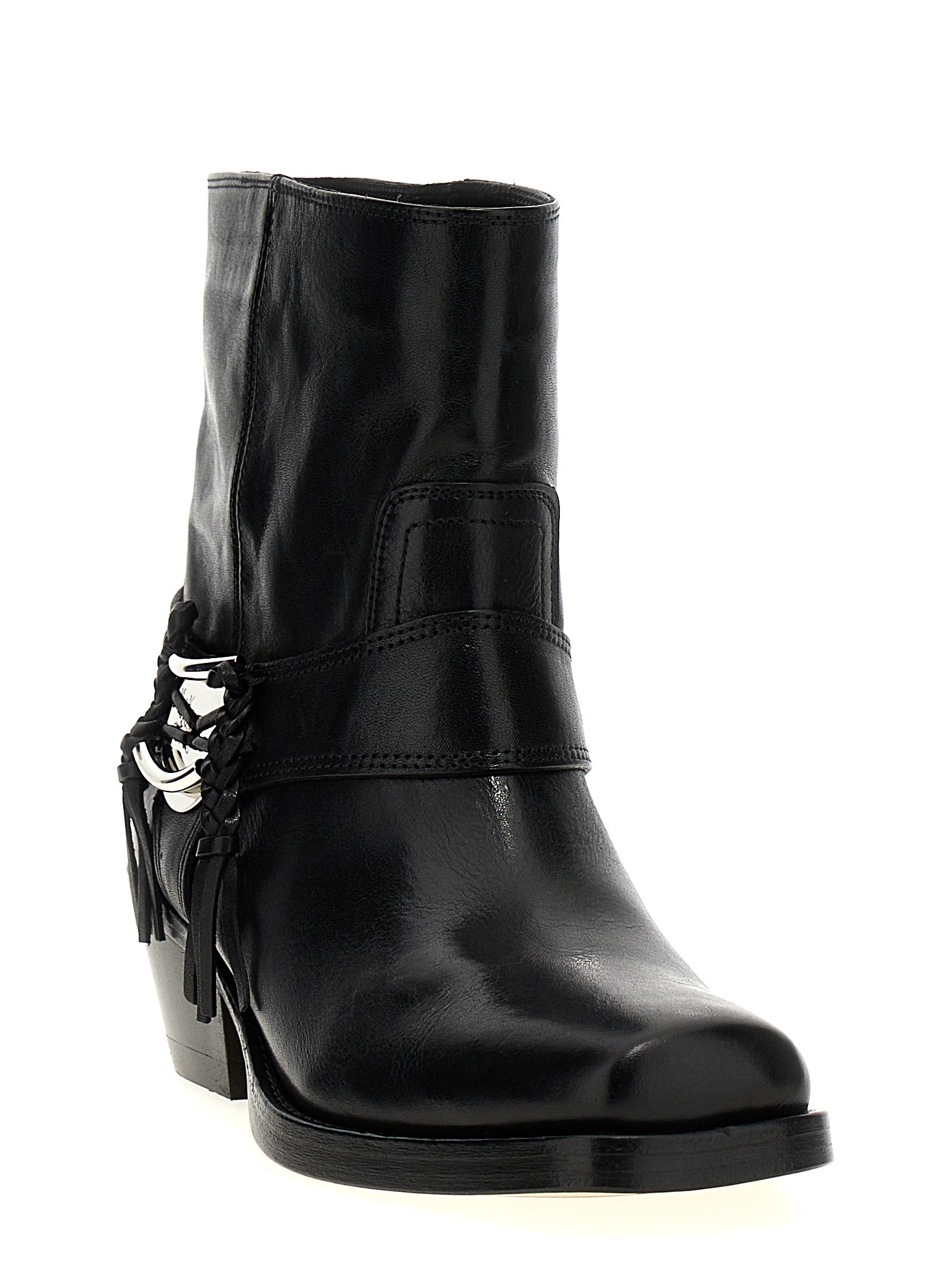 Isabel Marant Black Cowhide Chelsea Women's Boots
