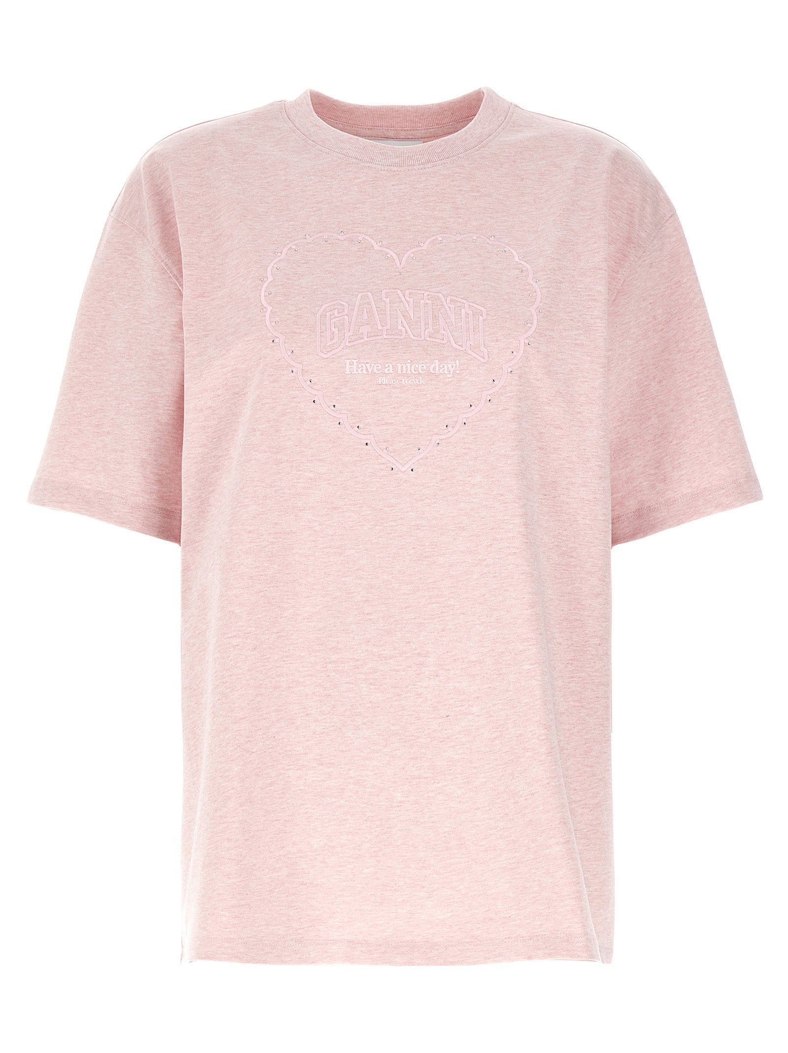 Ganni Multicolor Cotton Women's T-Shirt