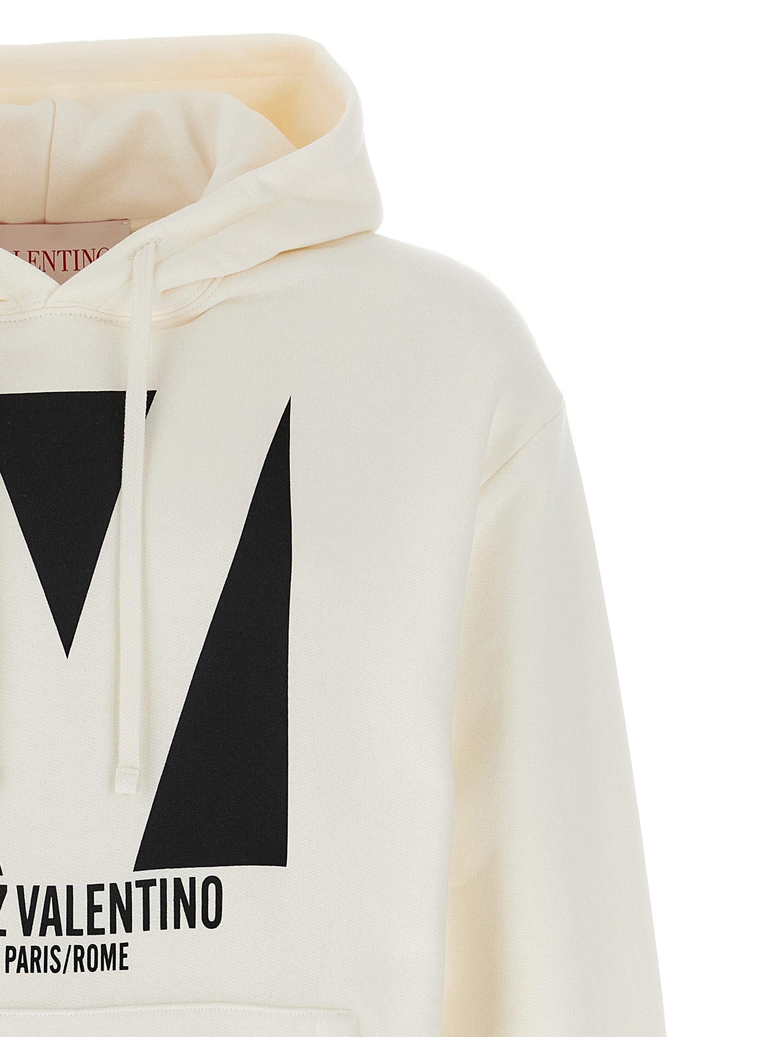 Valentino Garavani White Cotton Men's Sweatshirt