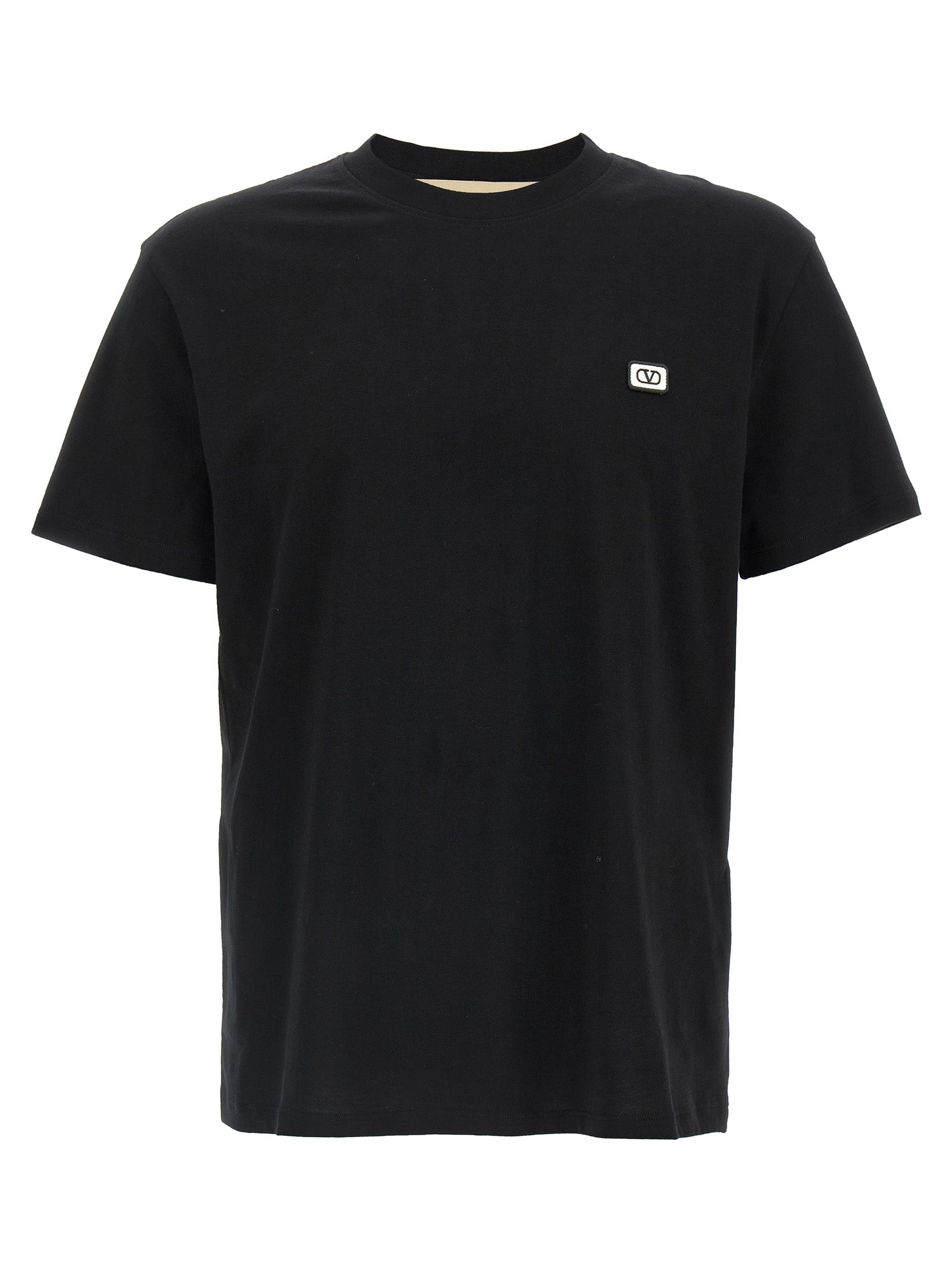 Valentino Garavani Black Cotton Men's T-Shirt