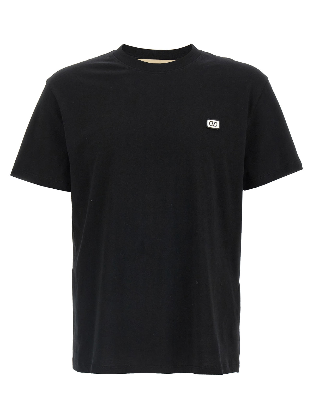 Valentino Garavani Black Cotton Men's T-Shirt