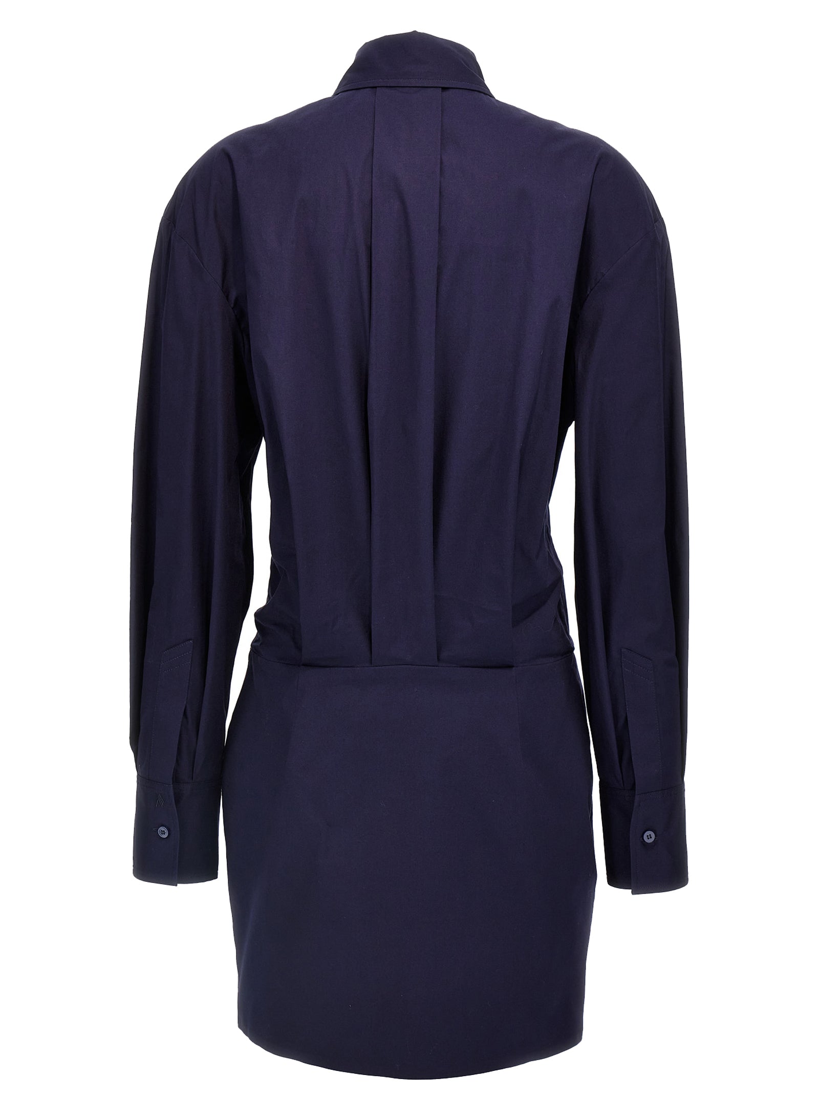The Attico Blue Cotton Short Women's Dress
