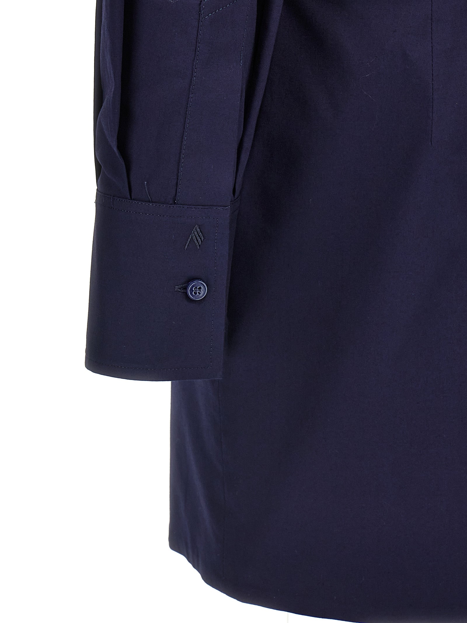 The Attico Blue Cotton Short Women's Dress