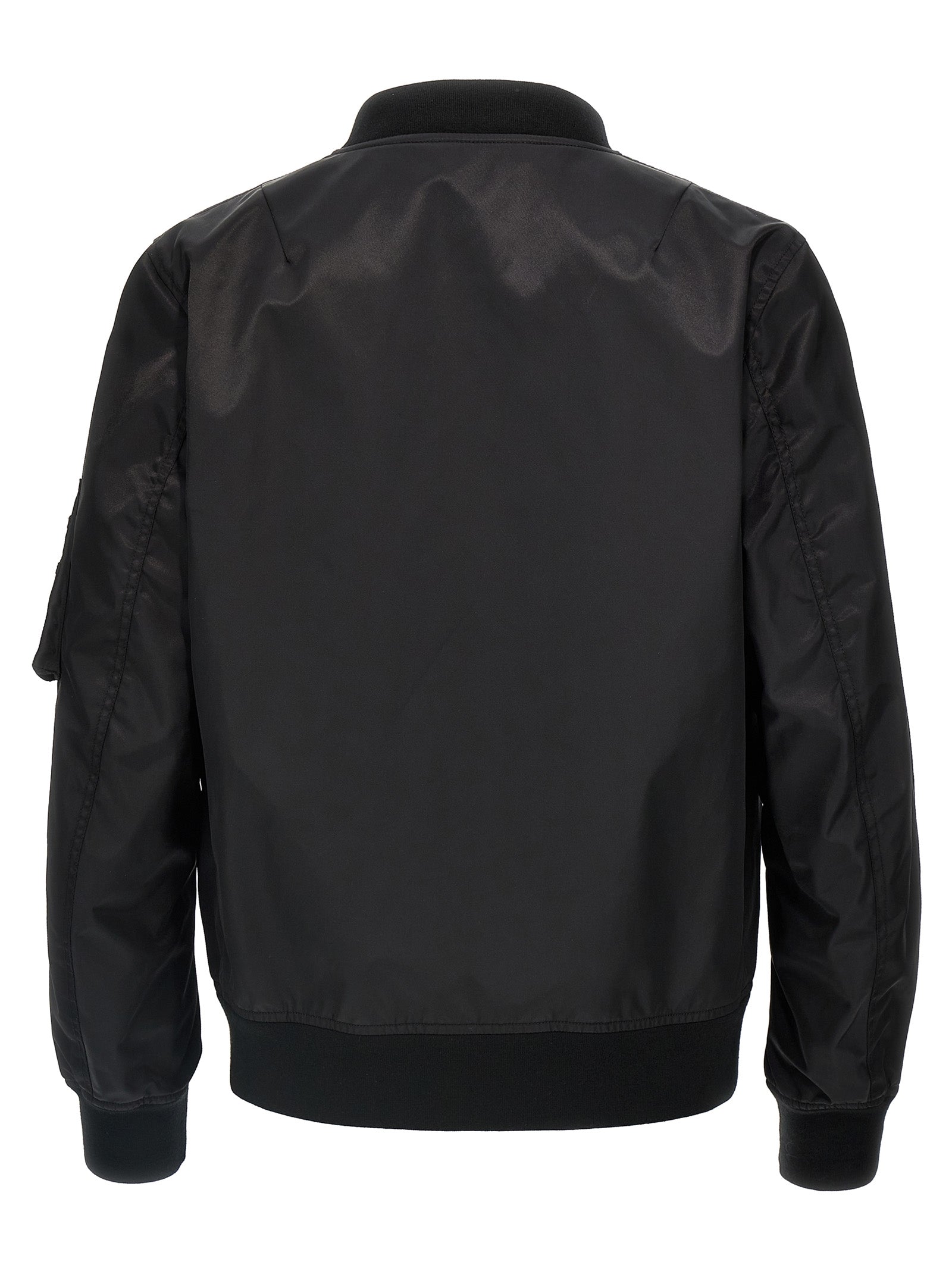 Valentino Garavani Black Polyamide Men's Bomber