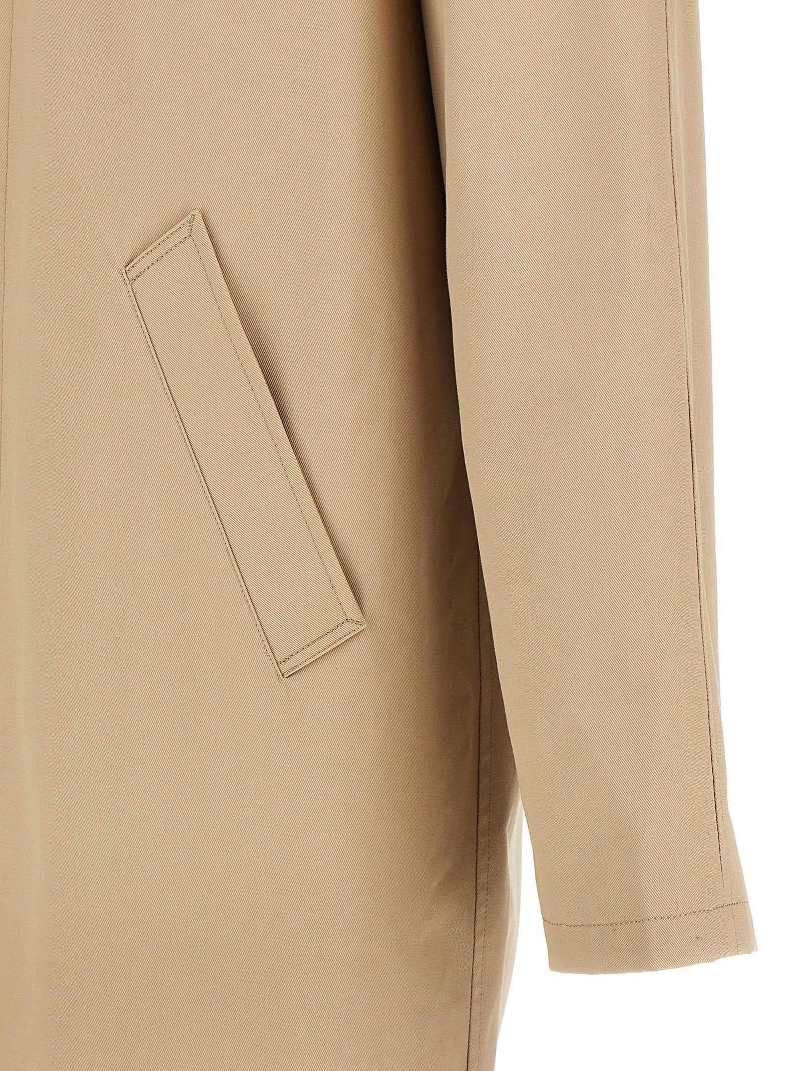 A.P.C. Beige Cotton Men's Coat
