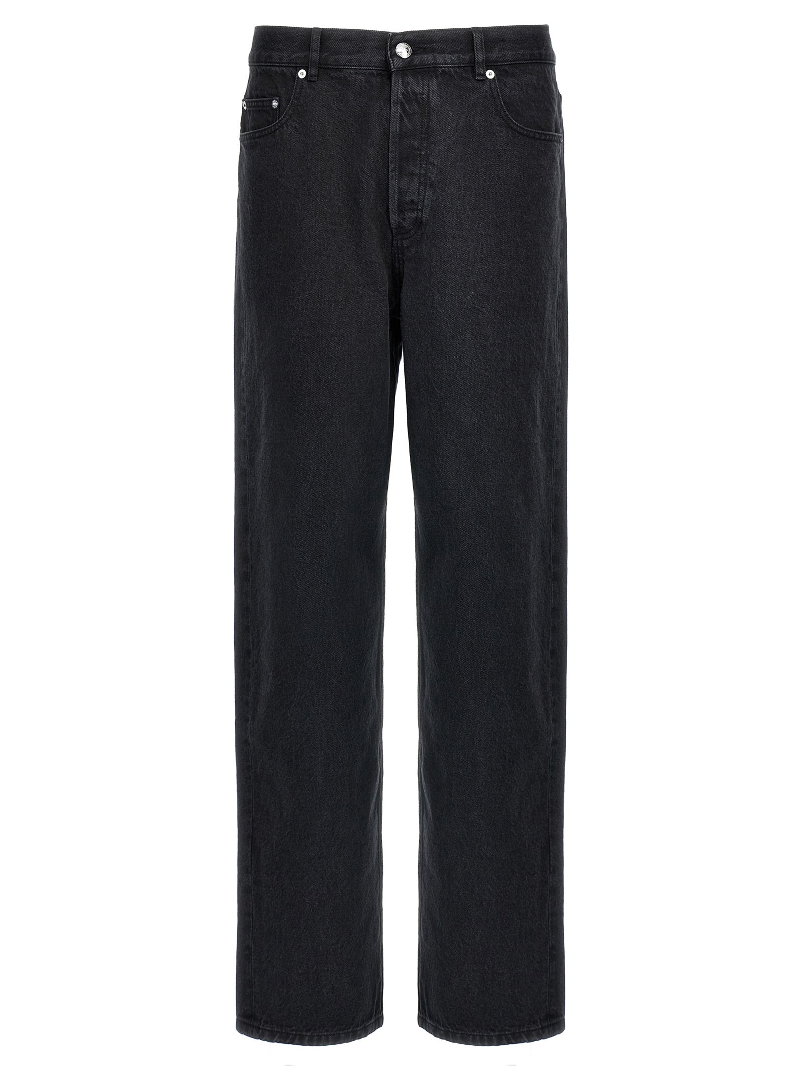A.P.C. Black Cotton Straight-Leg Men's Jeans