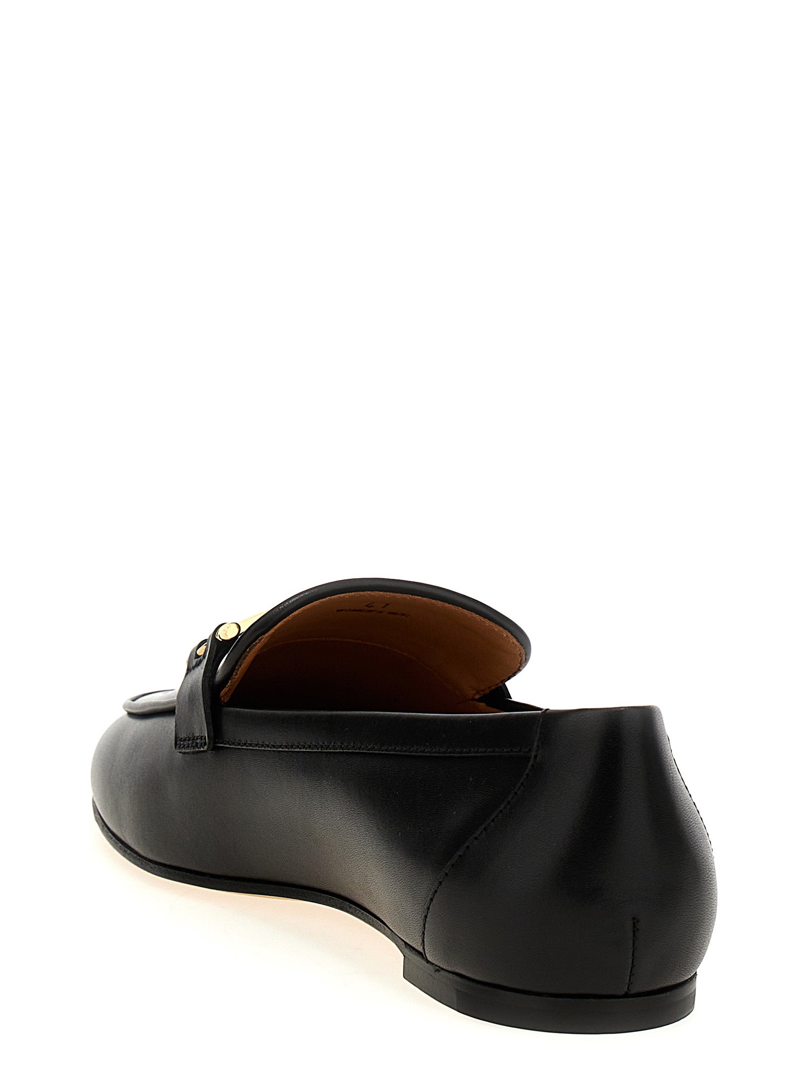 Tod's Black Calfskin Slip-On Women's Loafers