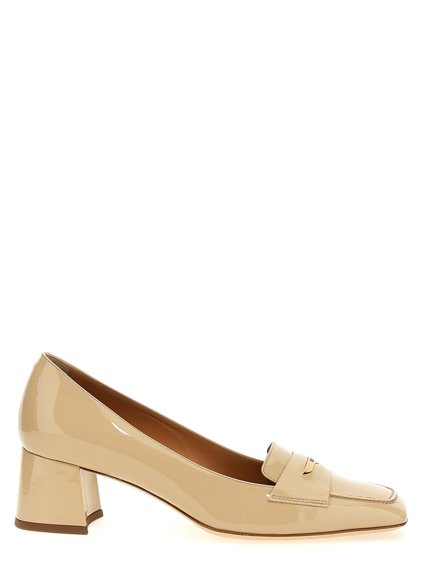 Tod's Beige Calfskin Mid Heel Women's Pumps