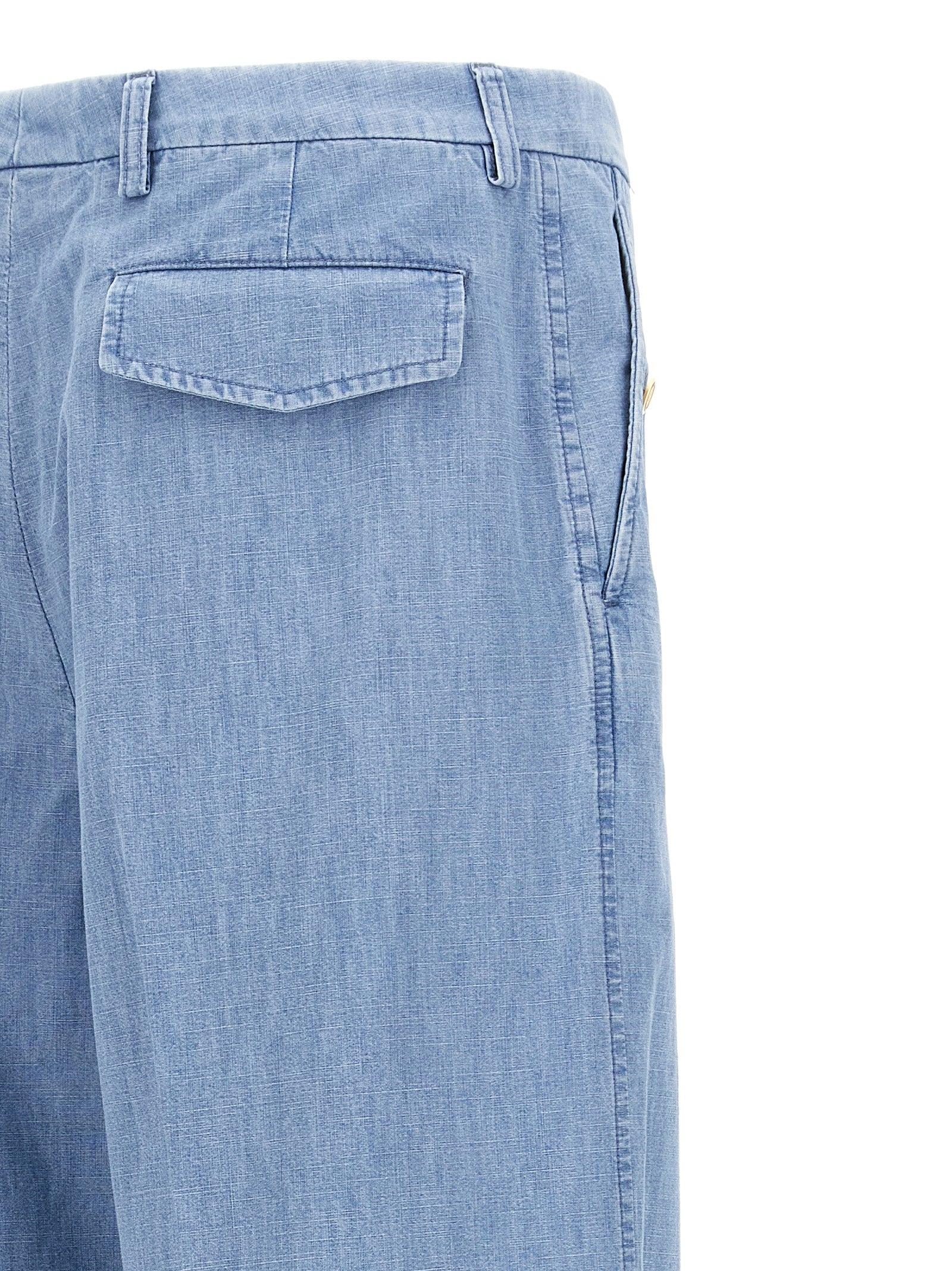 Valentino Garavani Blue Cotton Jeans Men's Denim