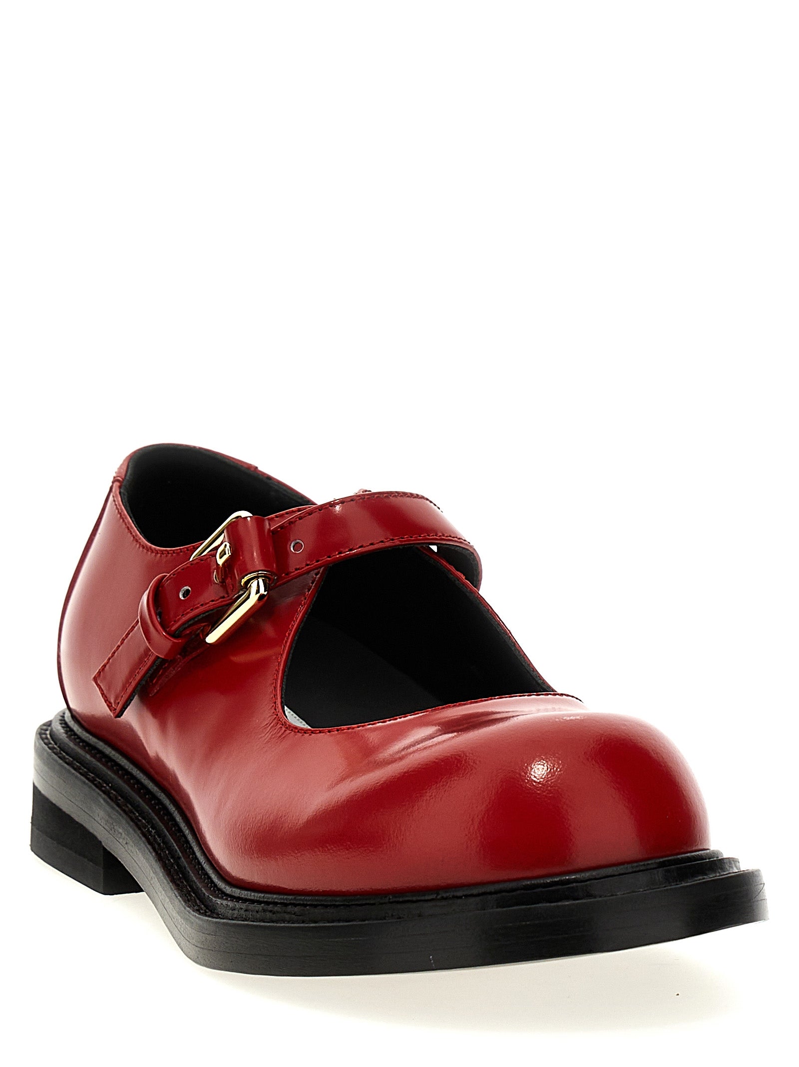 Moschino Multicolor Calfskin Women's Flats