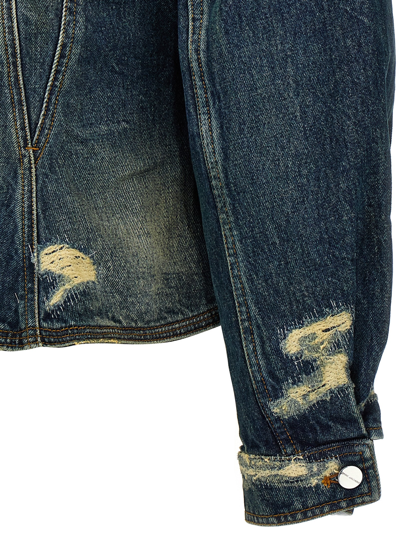 Marc Jacobs Blue Cotton Denim Women's Jacket