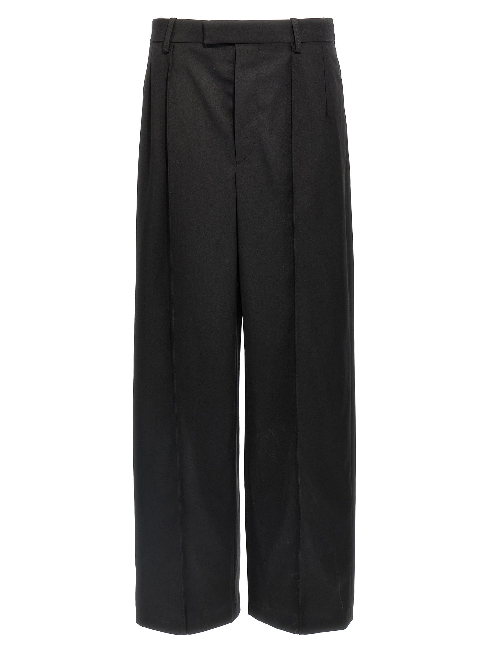 Wardrobe.Nyc Black Wool Casual Women's Pants