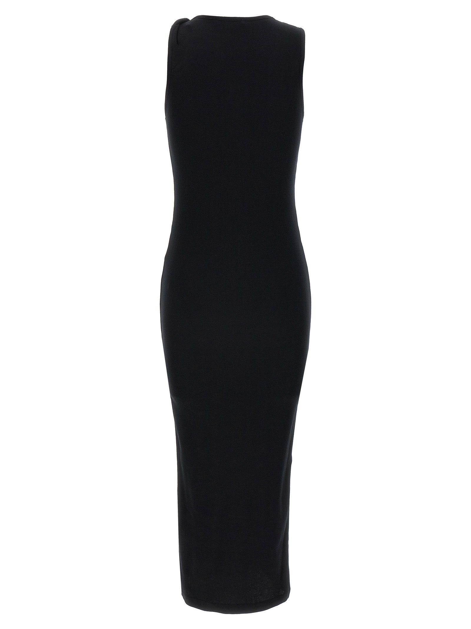 J.W.Anderson Black Cotton Midi Women's Dress