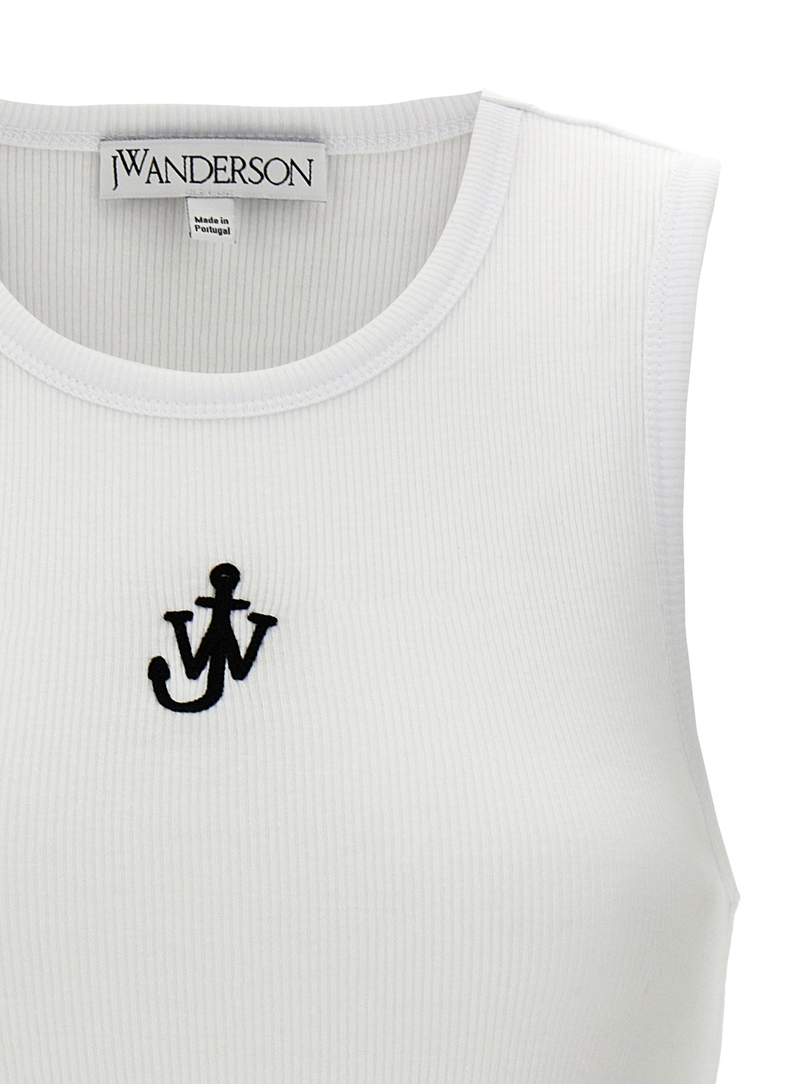 J.W.Anderson Bicolor Cotton Sleeveles Women's T-Shirt