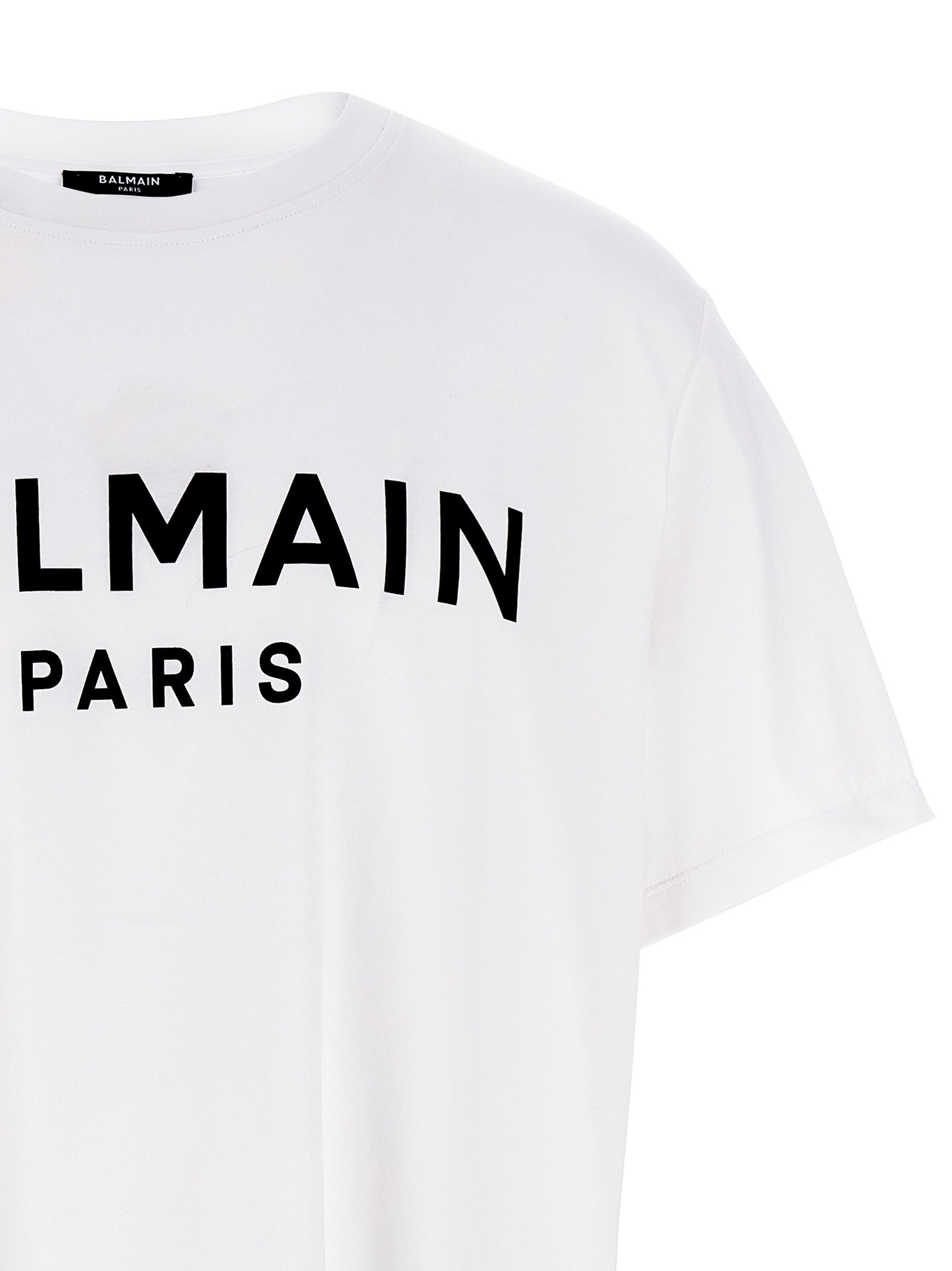 Balmain Bicolor Organic Cotton Men's T-Shirt