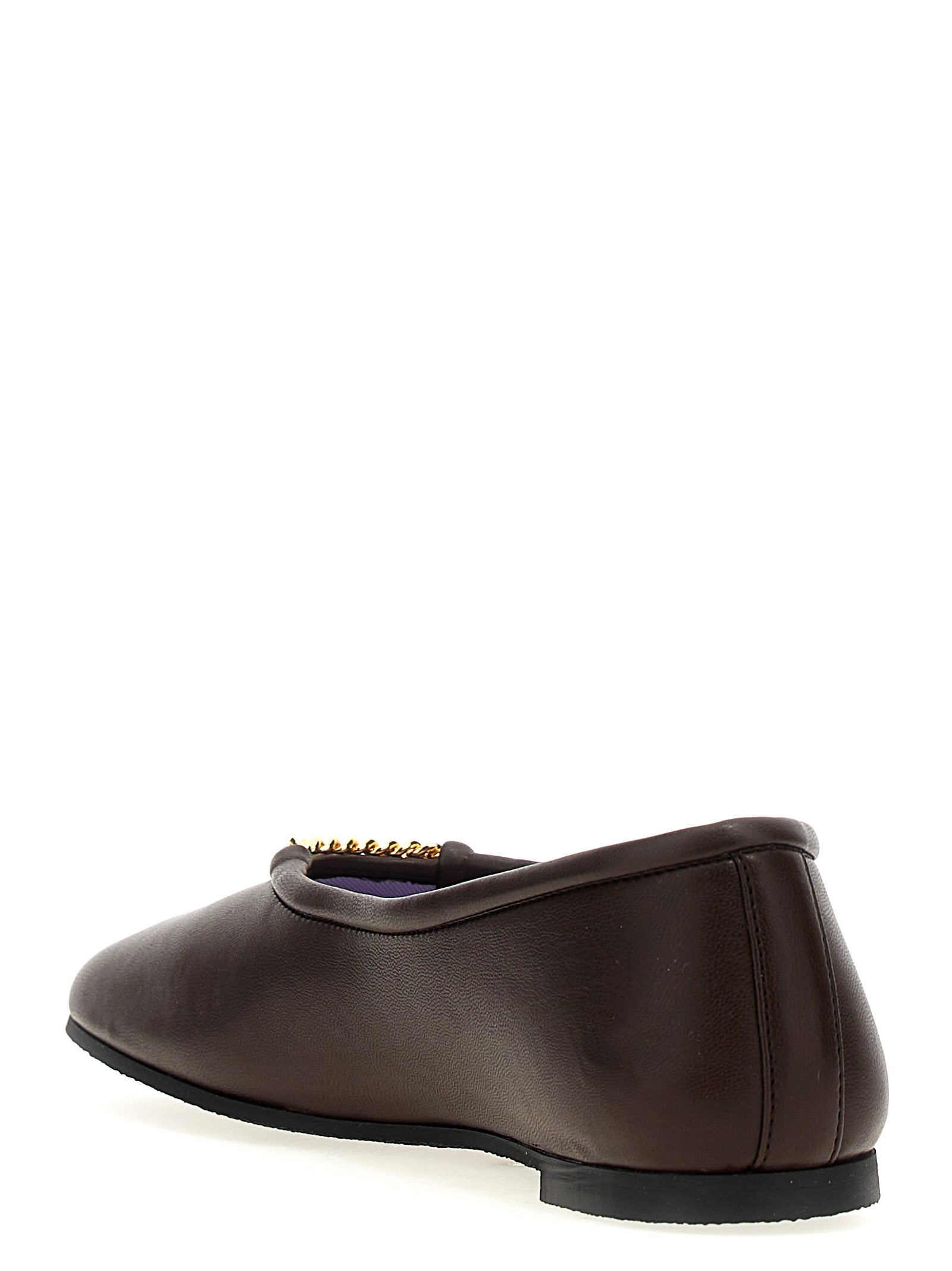 Stella McCartney Brown Polyethylene Ballet Women's Flats
