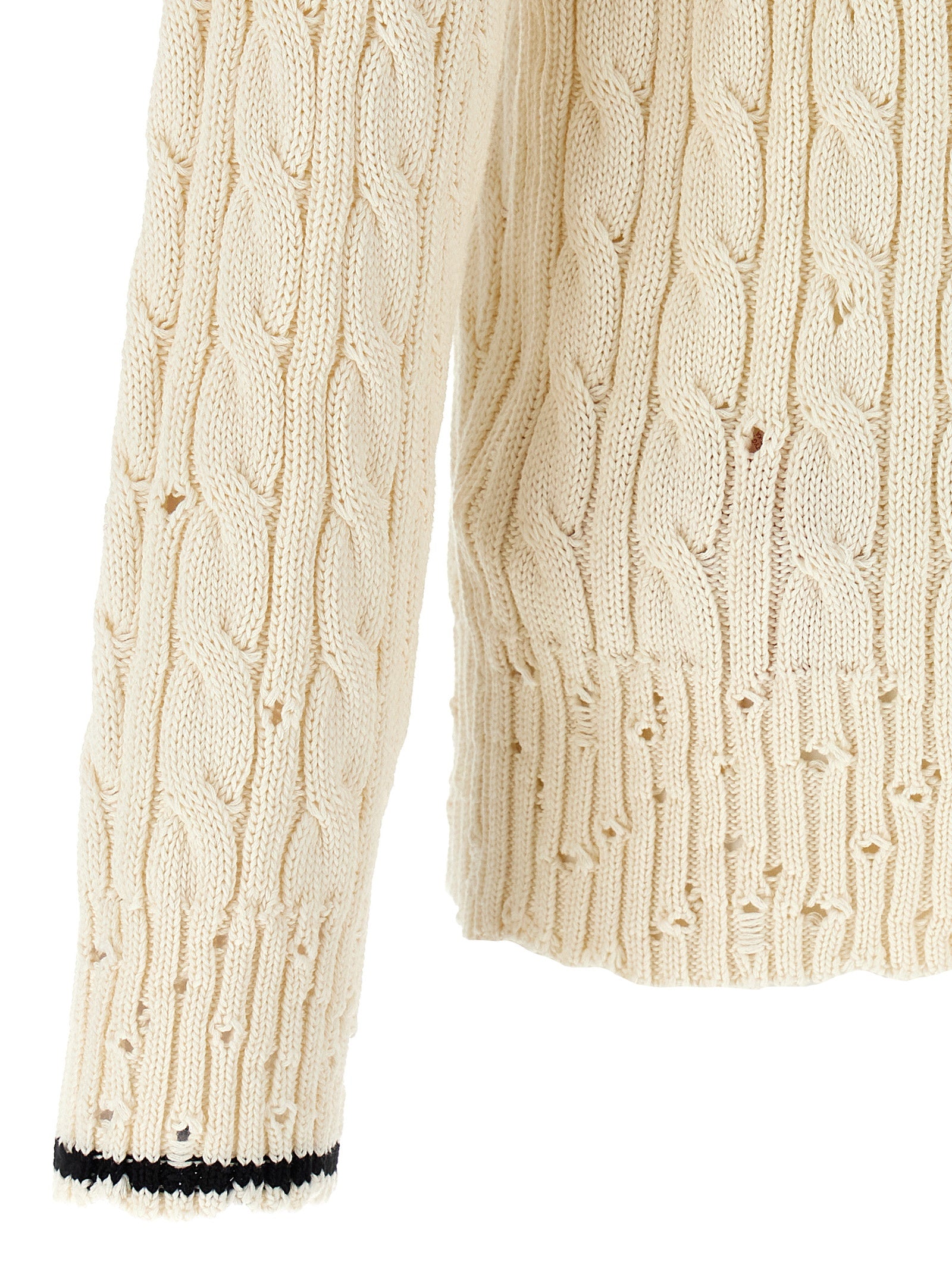 Marni White Cotton Men's Cardigan