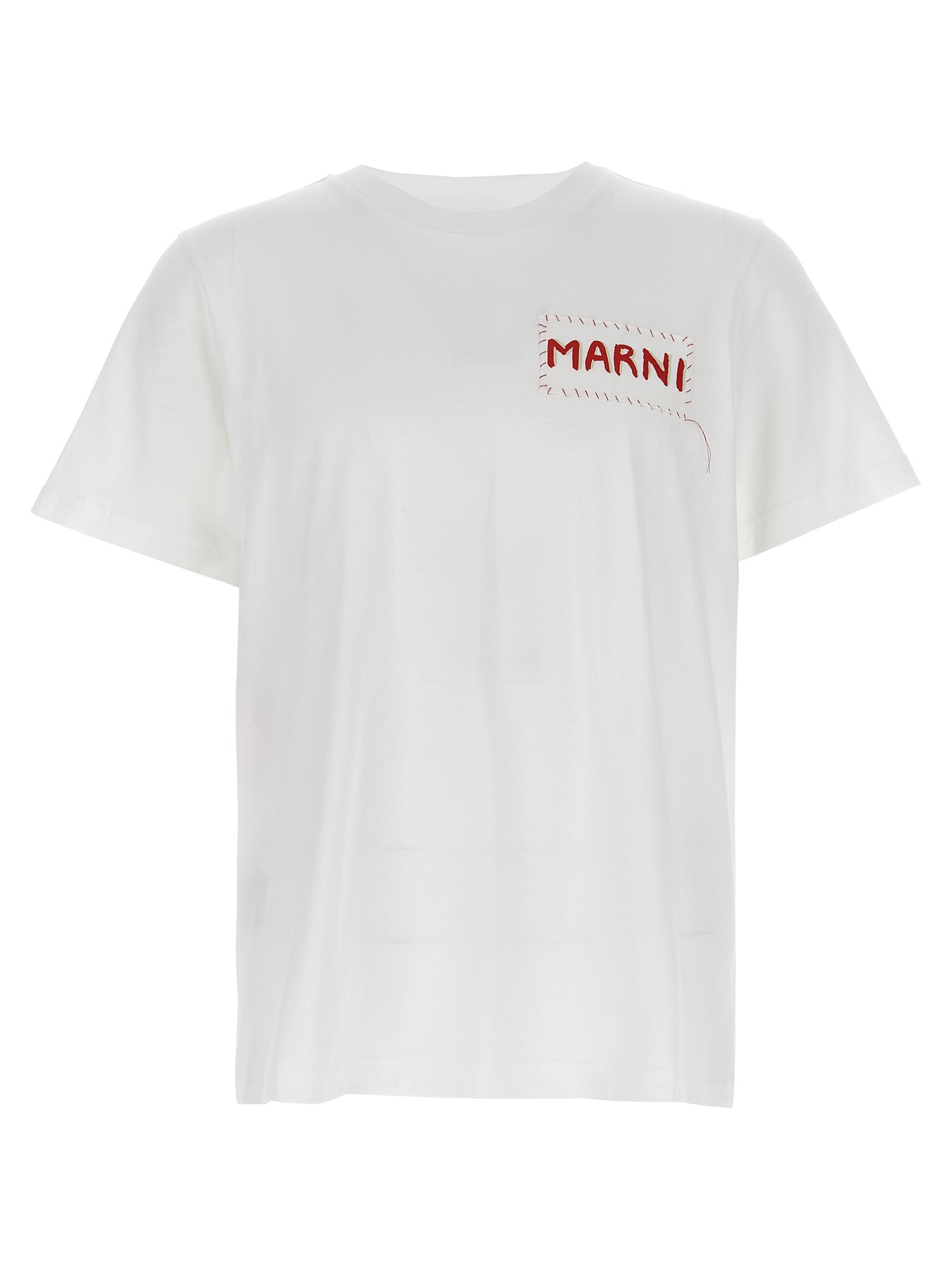 Marni White Cotton Men's T-Shirt