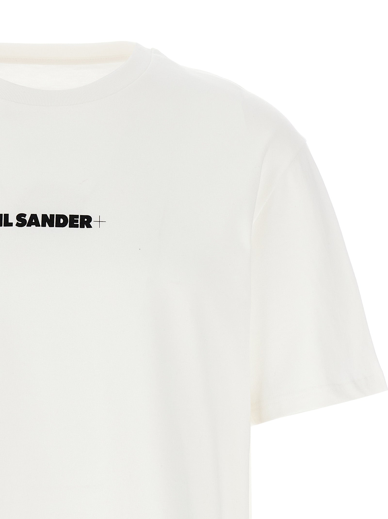 Jil Sander White Cotton Men's T-Shirt