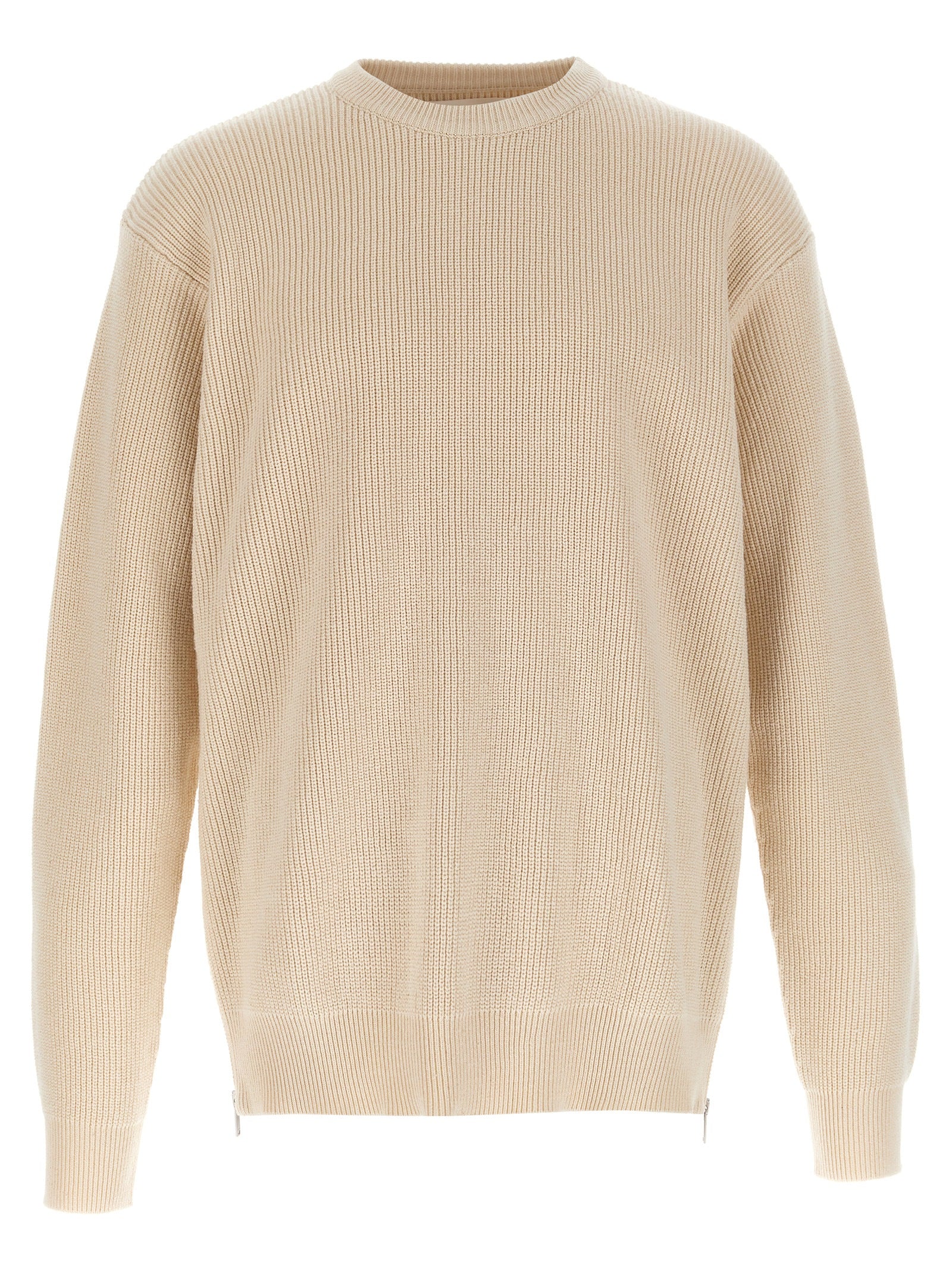Jil Sander Beige Cotton Men's Cardigan
