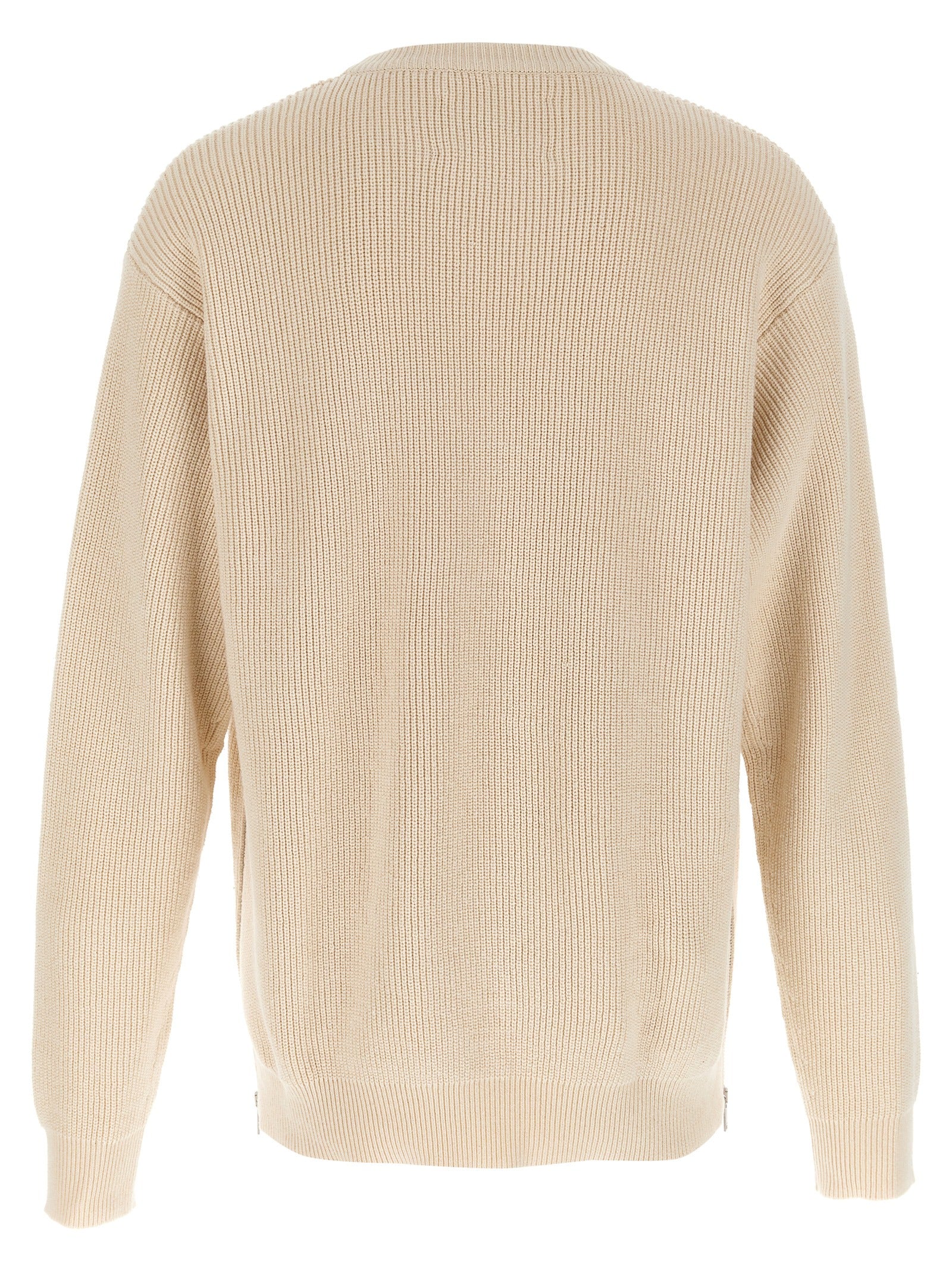 Jil Sander Beige Cotton Men's Cardigan