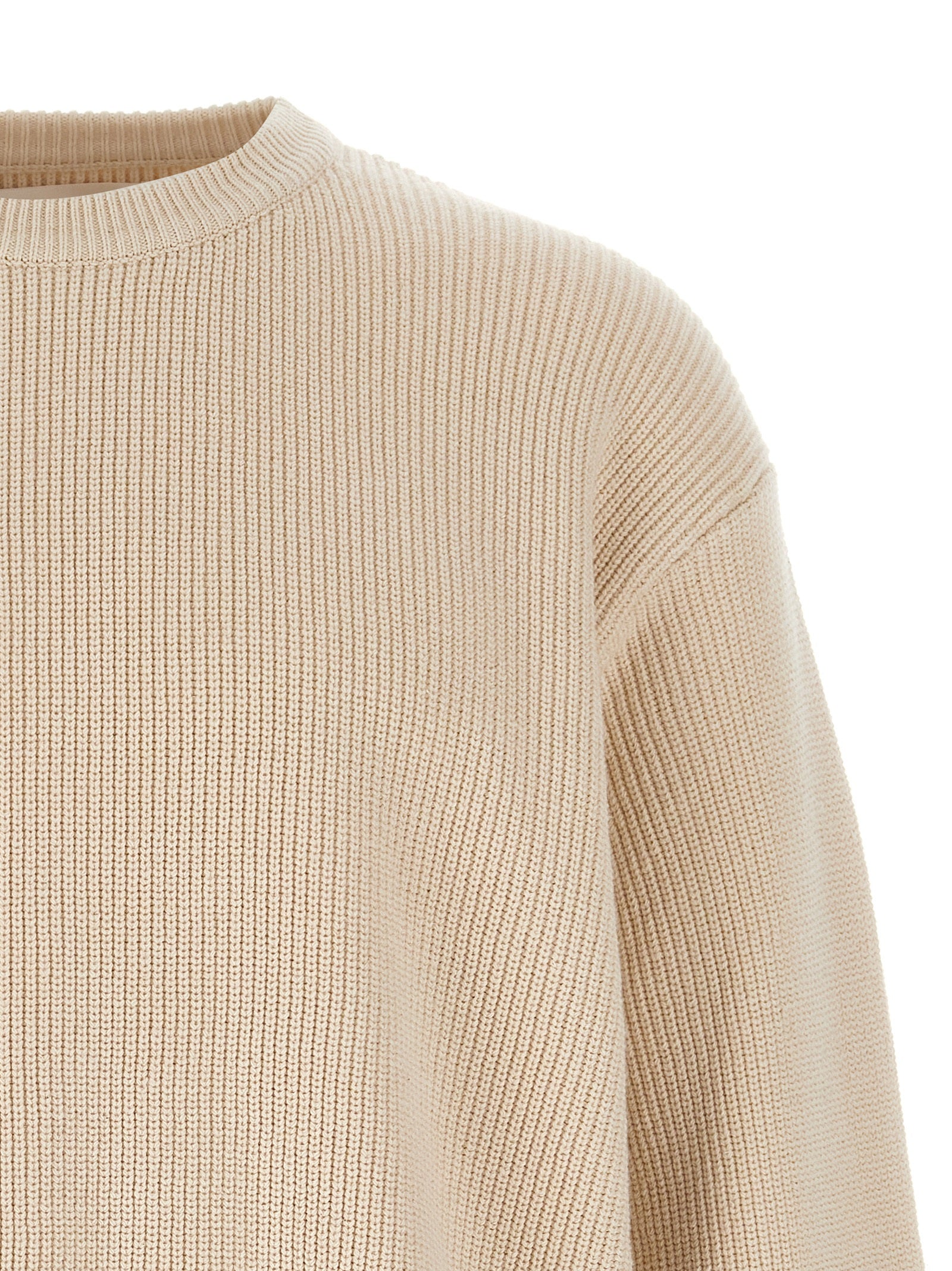 Jil Sander Beige Cotton Men's Cardigan
