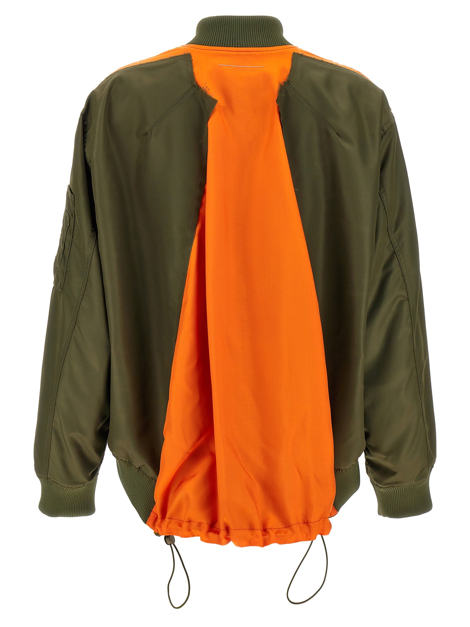 MM6 Maison Margiela Bicolor Polyamide Women's Bomber