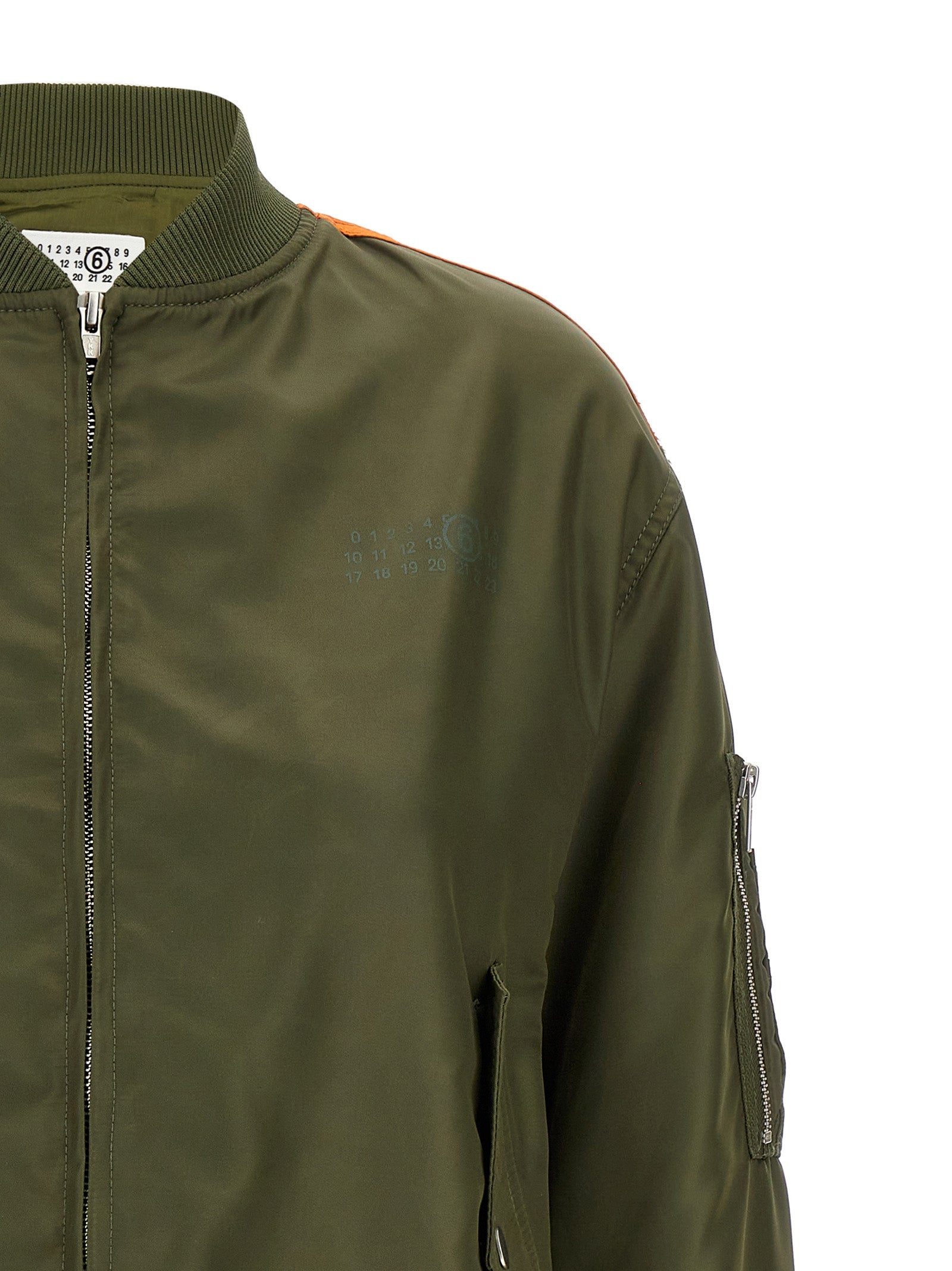 MM6 Maison Margiela Bicolor Polyamide Women's Bomber