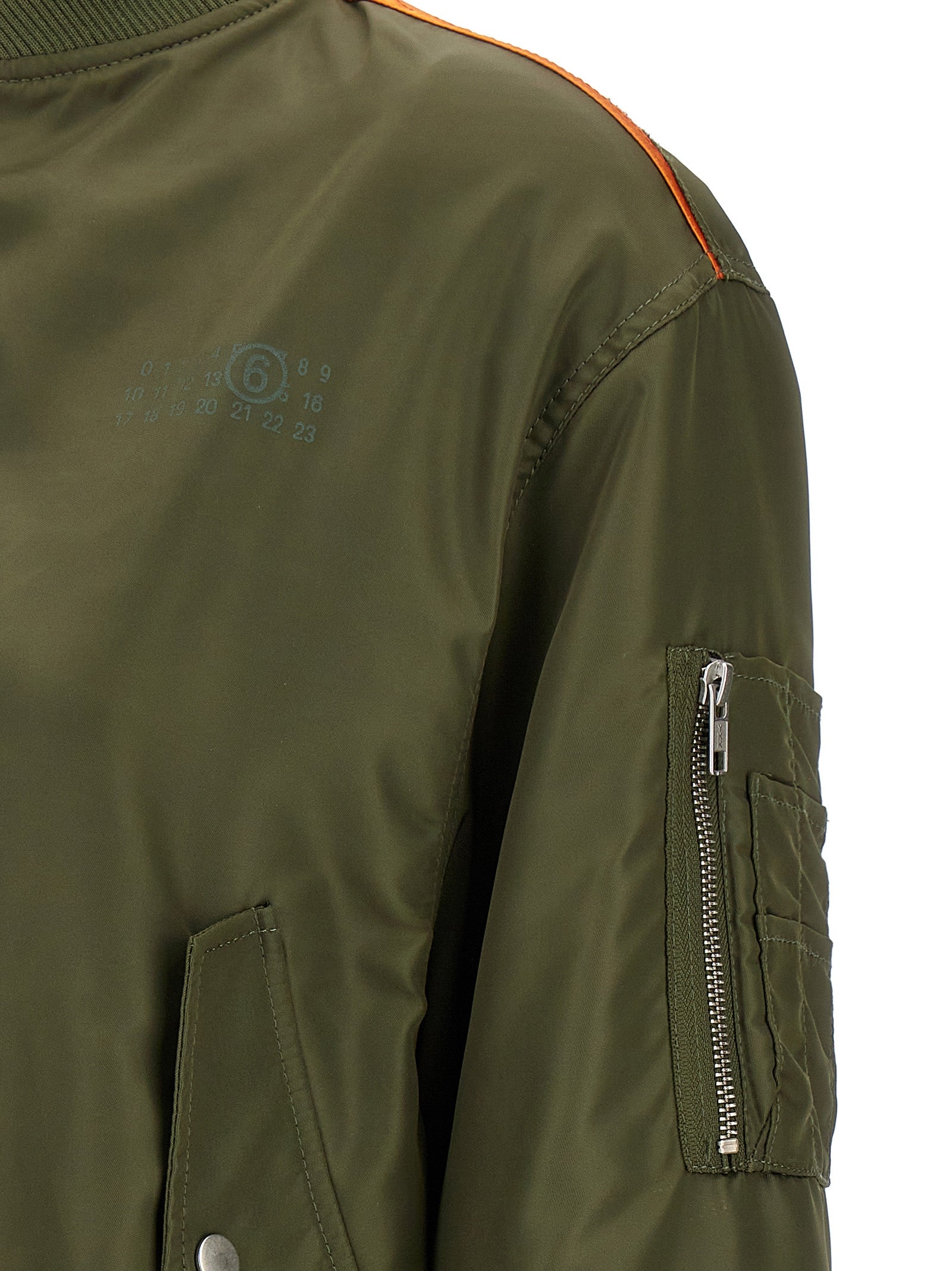 MM6 Maison Margiela Bicolor Polyamide Women's Bomber