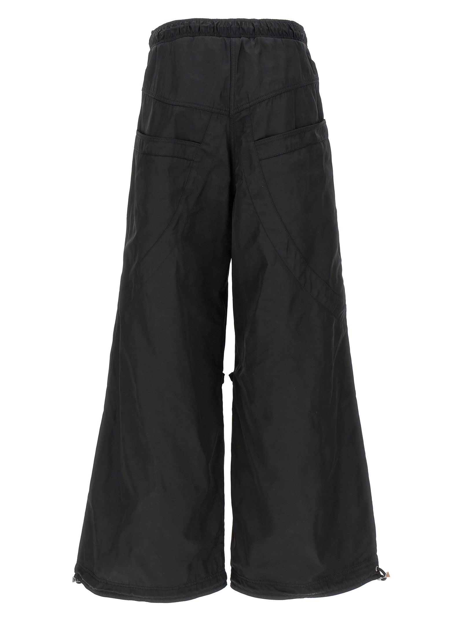 The Attico Black Polyester Casual Women's Pants