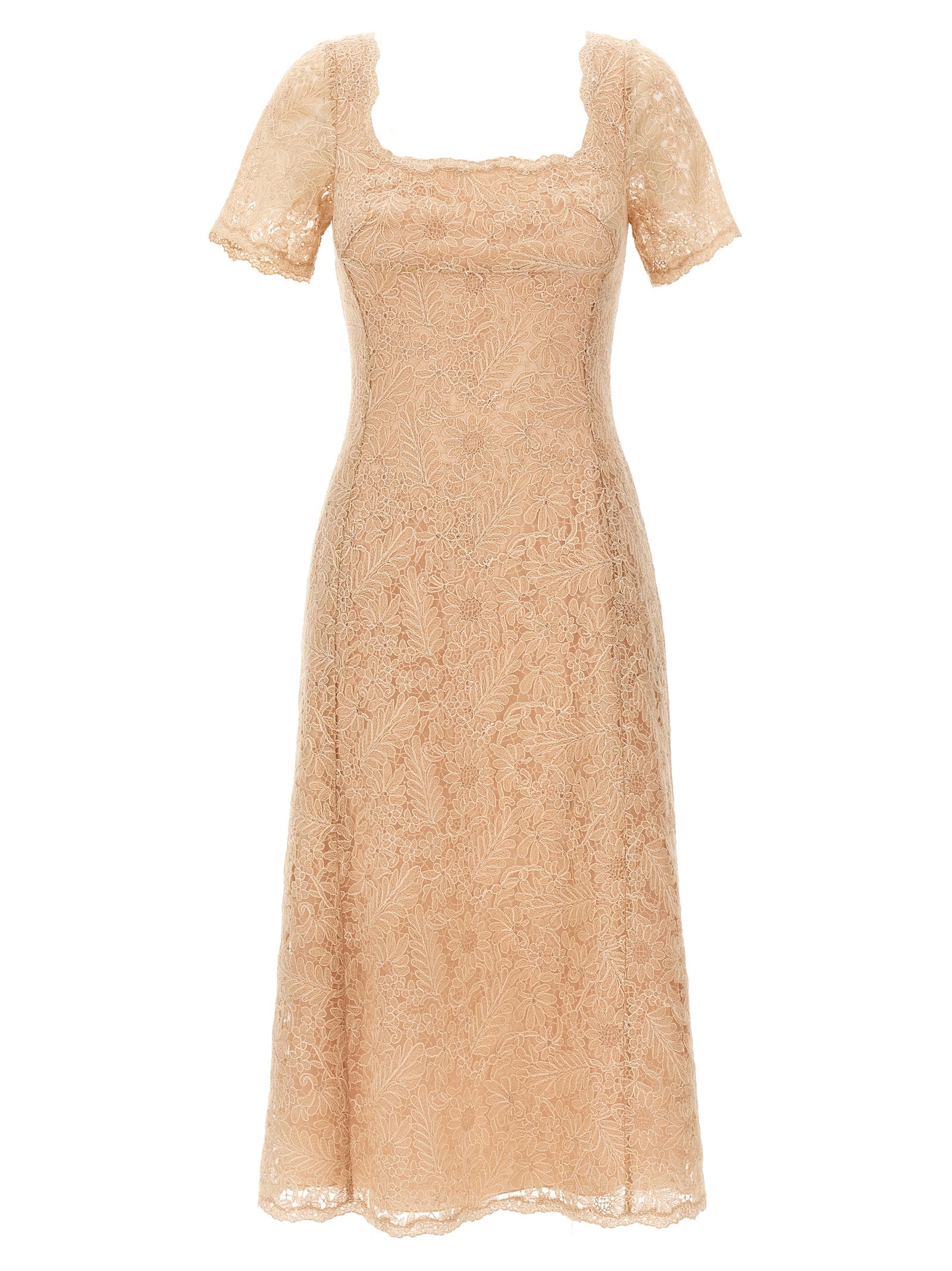 Ermanno Scervino Multicolor Polyester Midi Women's Dress