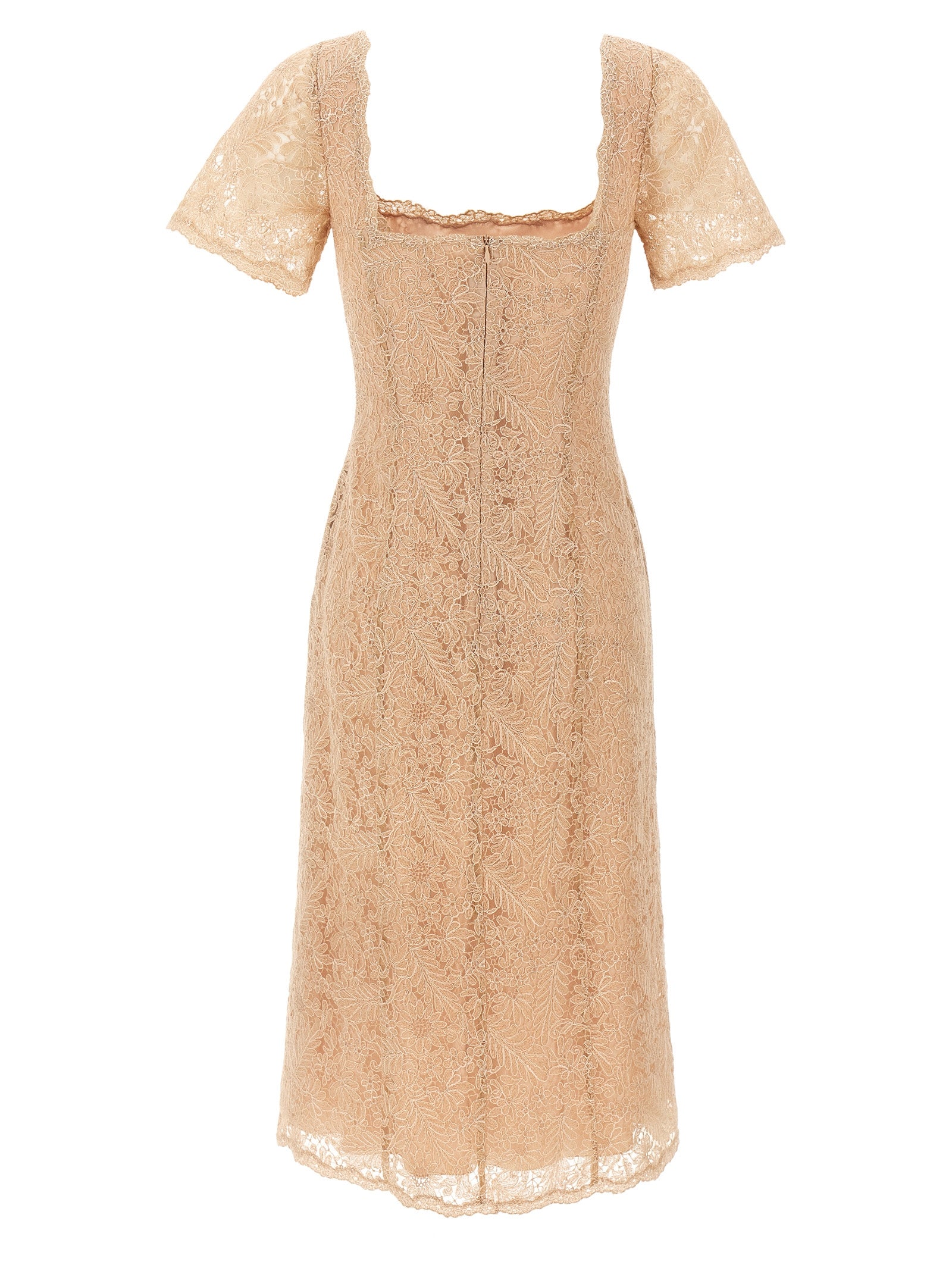 Ermanno Scervino Multicolor Polyester Midi Women's Dress