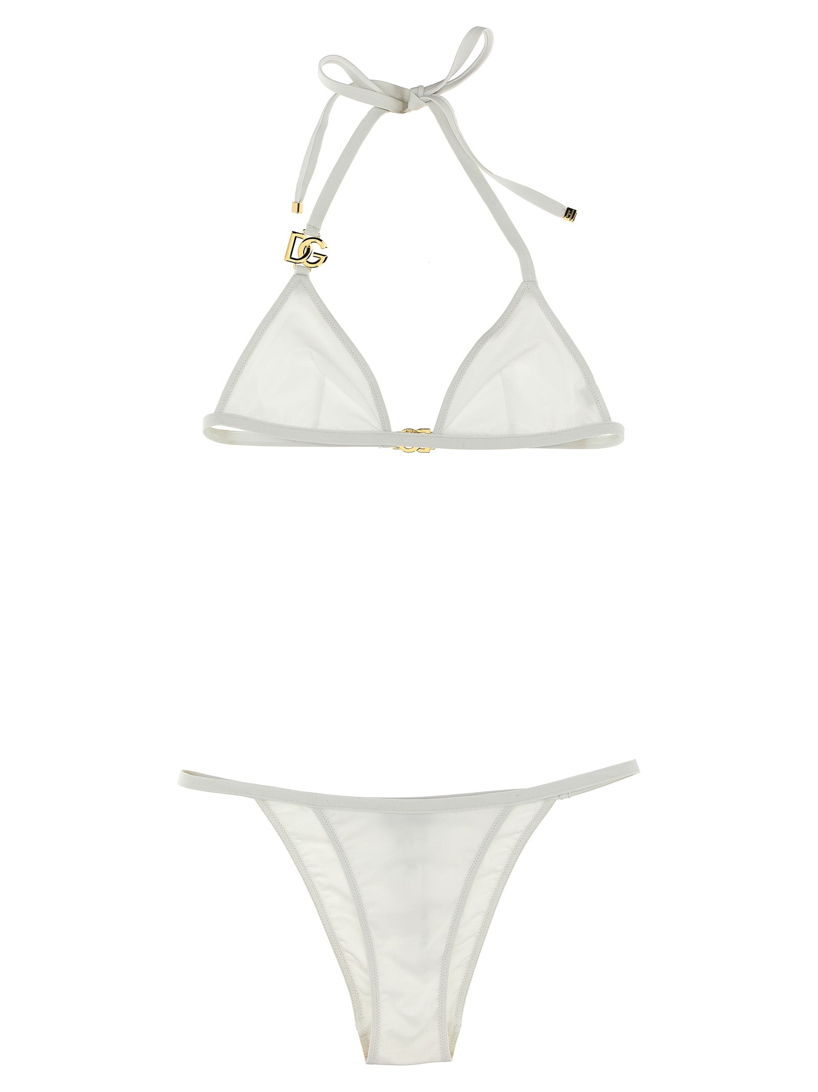 Dolce & Gabbana White Polyamide Women's Bikini