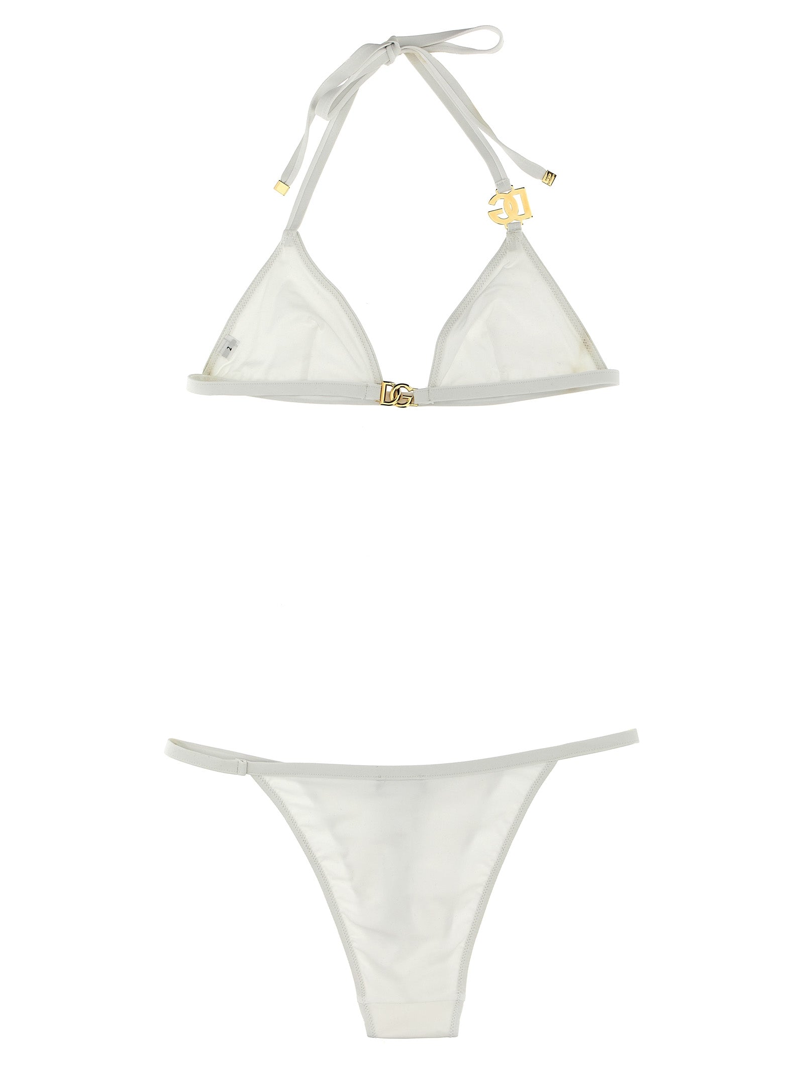 Dolce & Gabbana White Polyamide Women's Bikini
