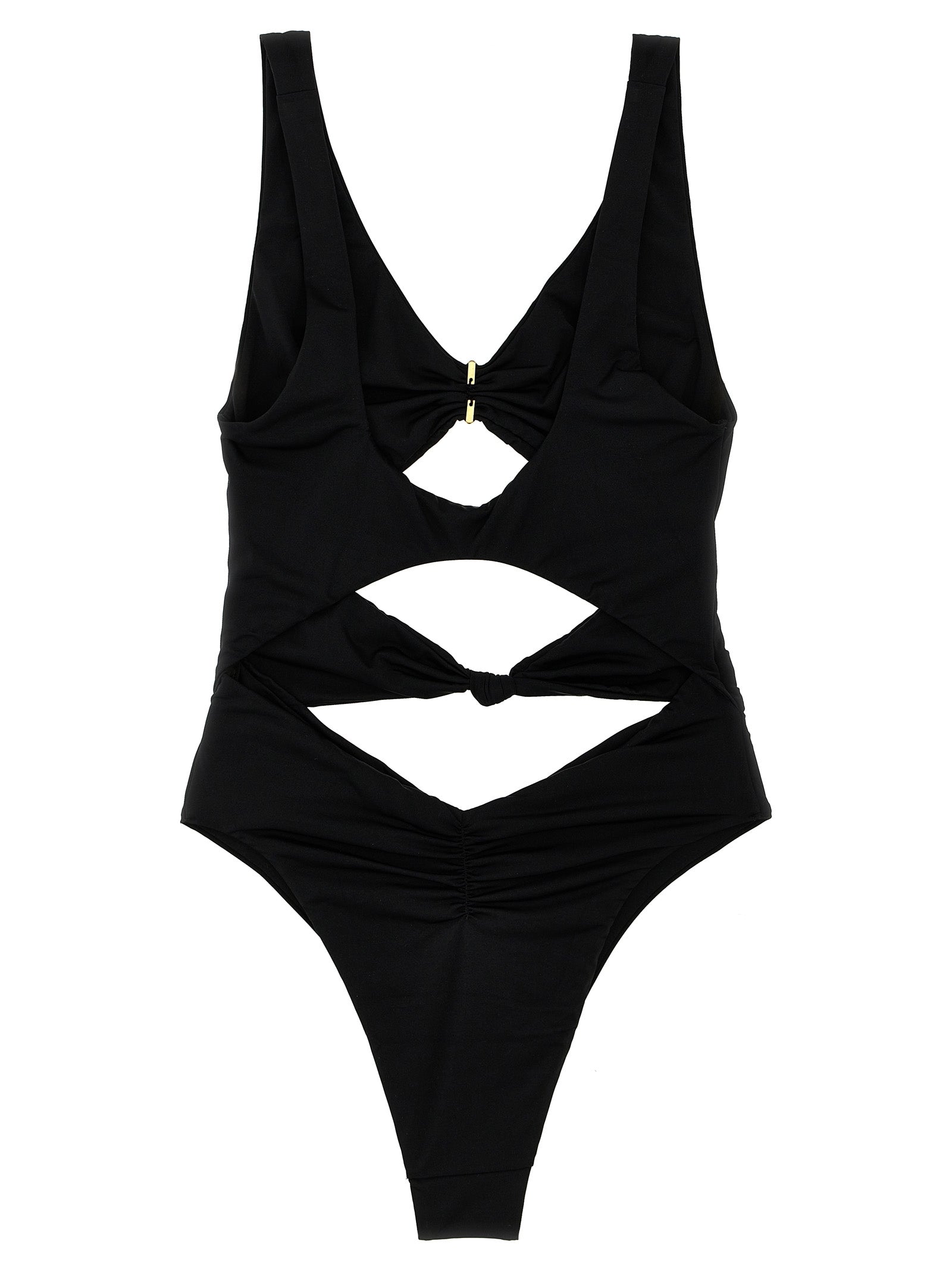 Elisabetta Franchi Black Polyamide One-Piece Women's Swimsuit