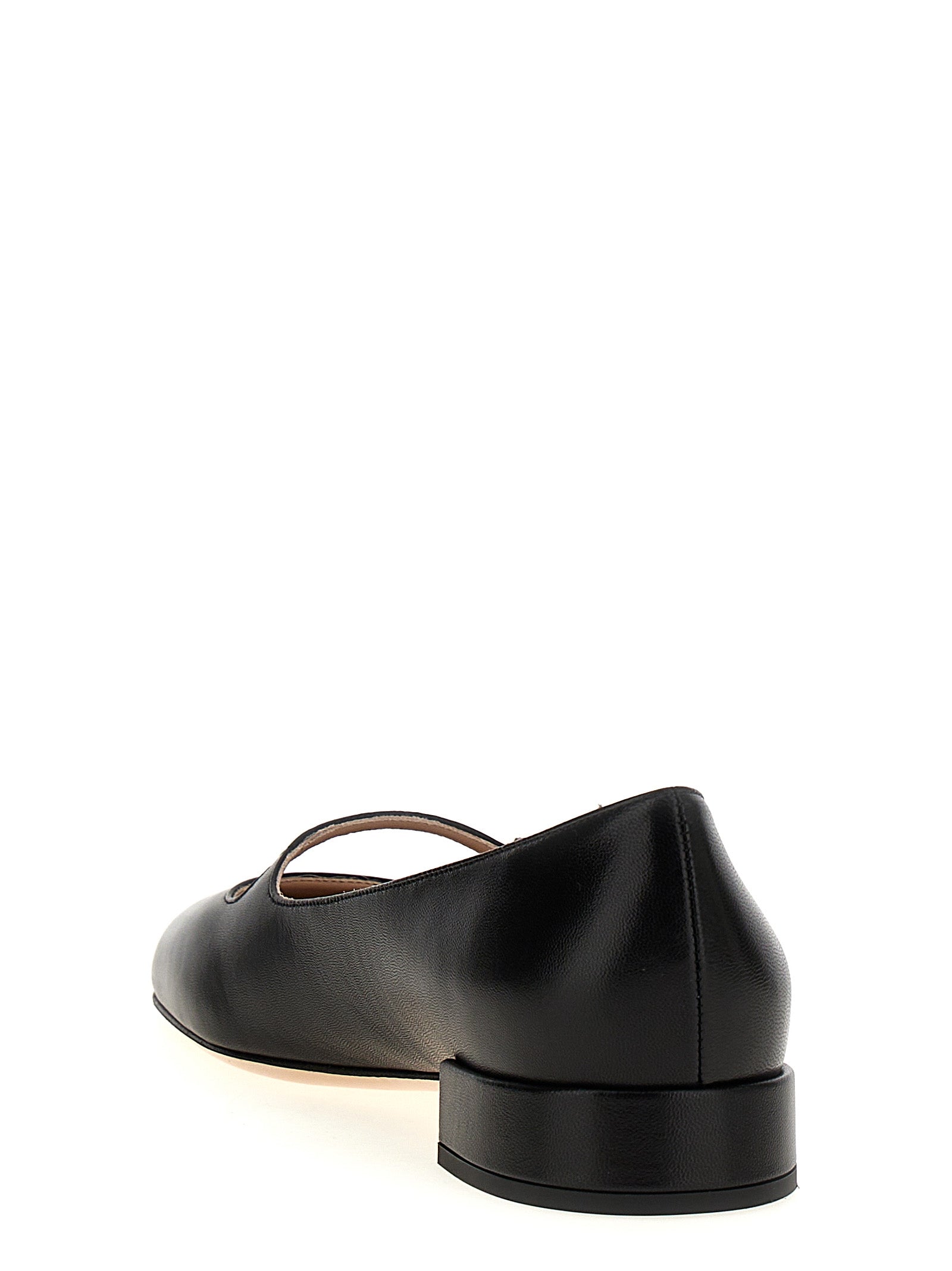 Valentino Garavani Black Calfskin Ballet Women's Flats