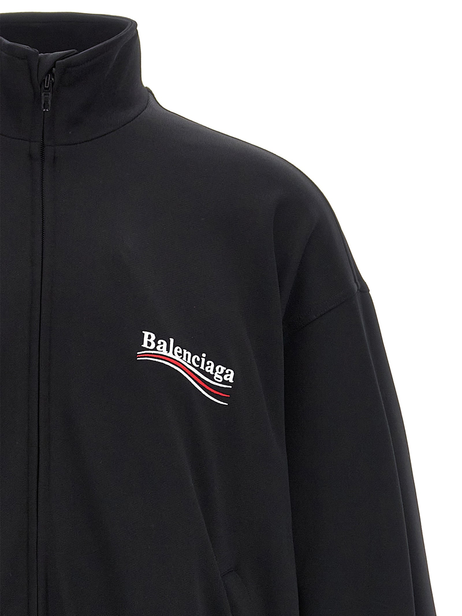 Balenciaga Black Polyamide Men's Sweatshirt