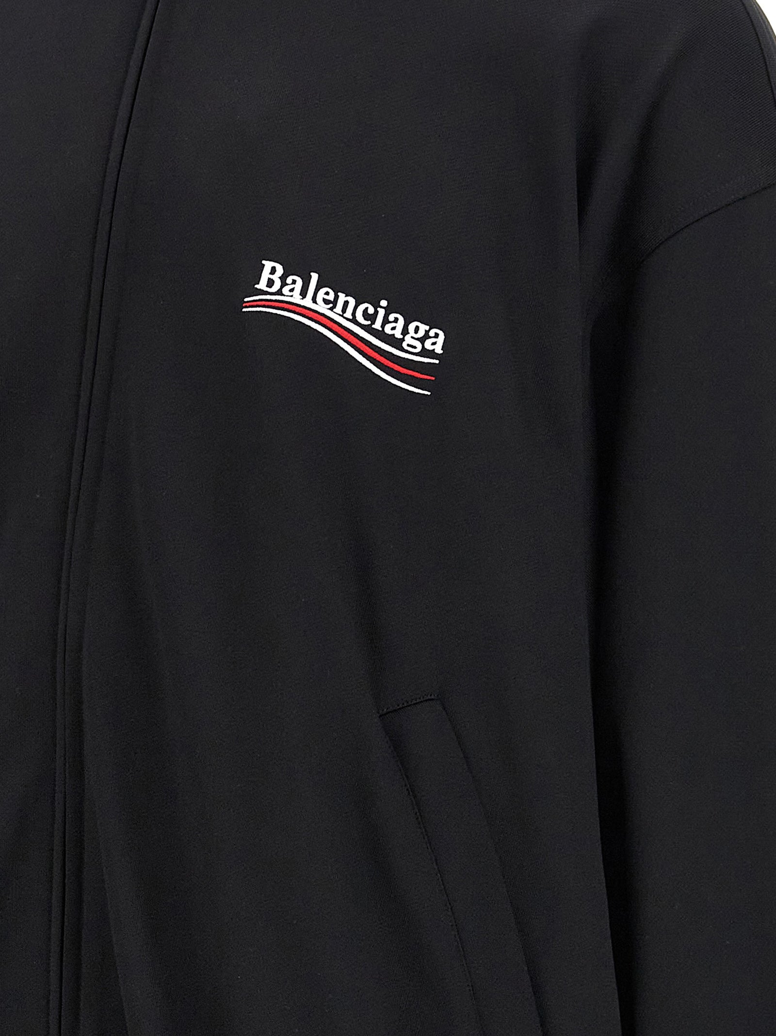 Balenciaga Black Polyamide Men's Sweatshirt