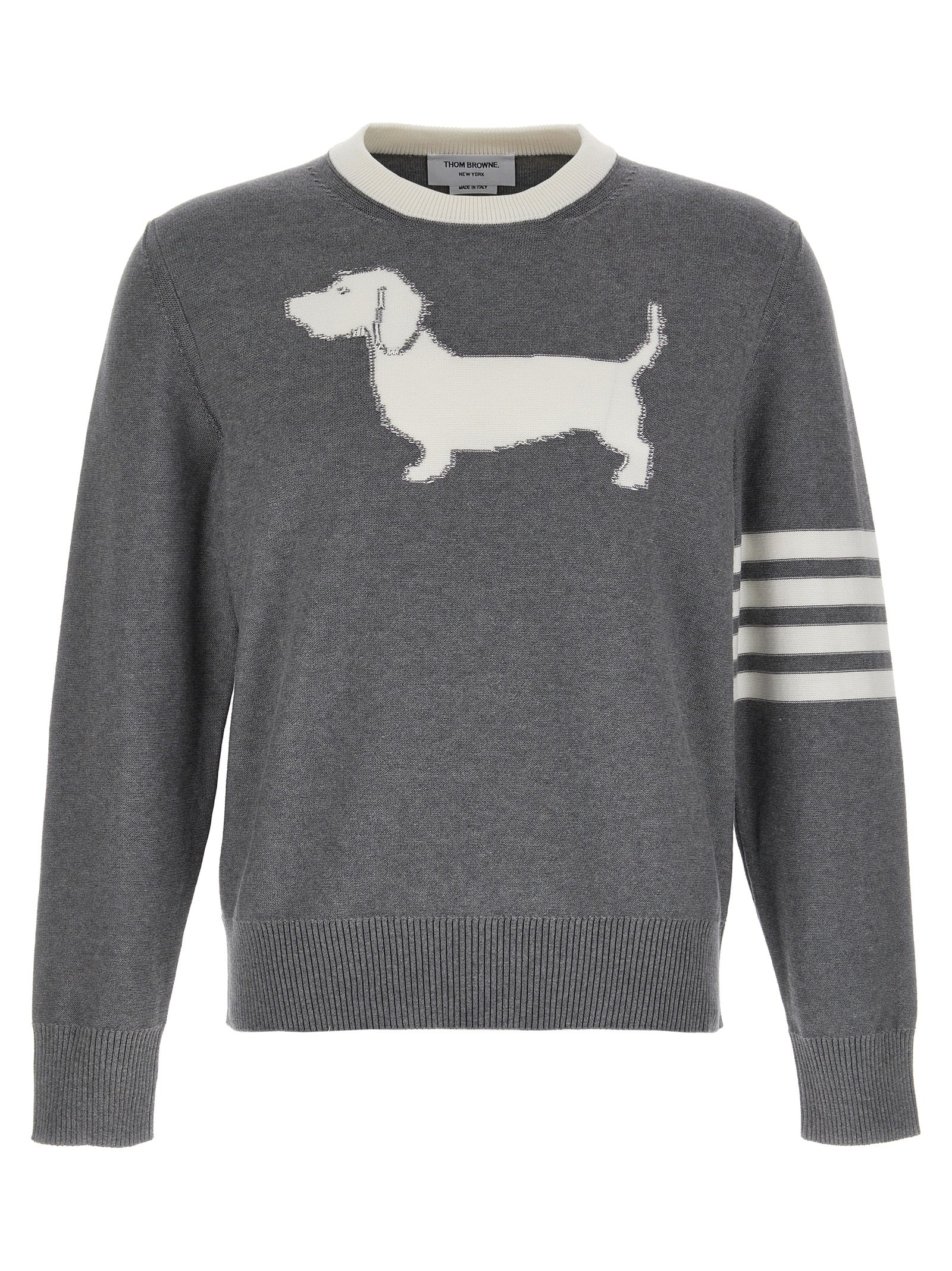Thom Browne Gray Cotton Men's Cardigan