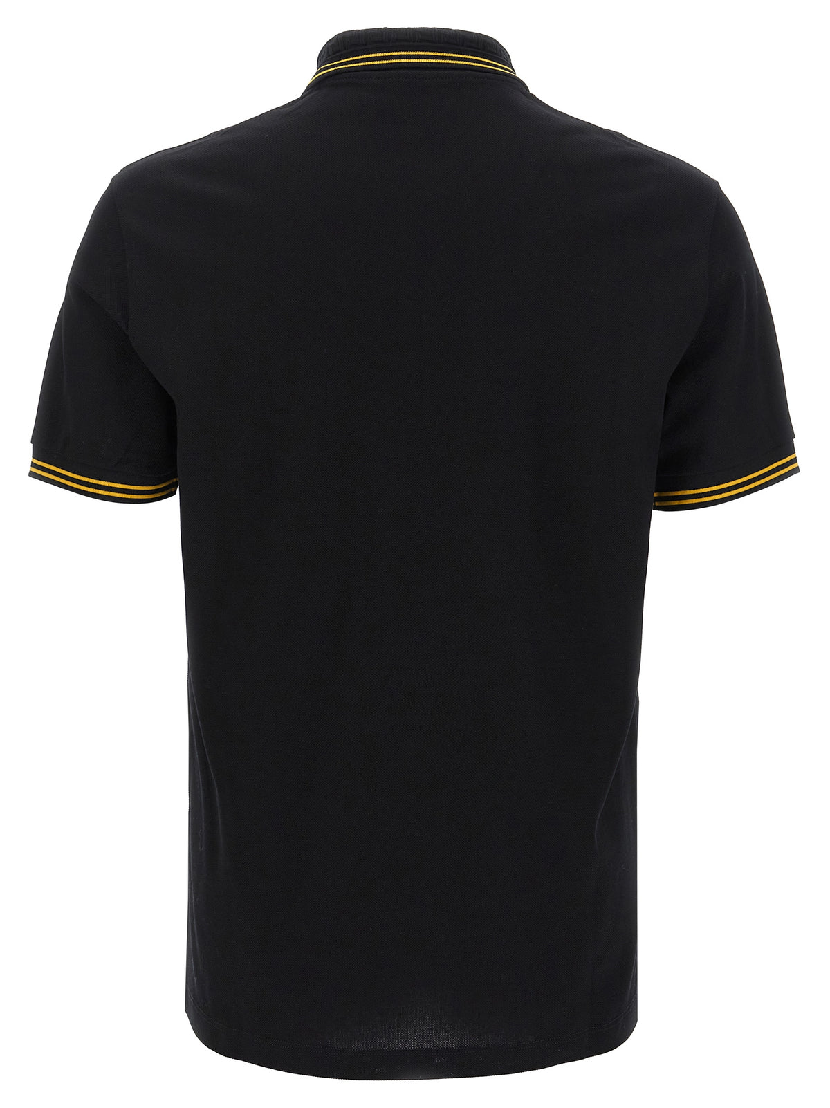 Versace Black Cotton Polo Men's Shirt