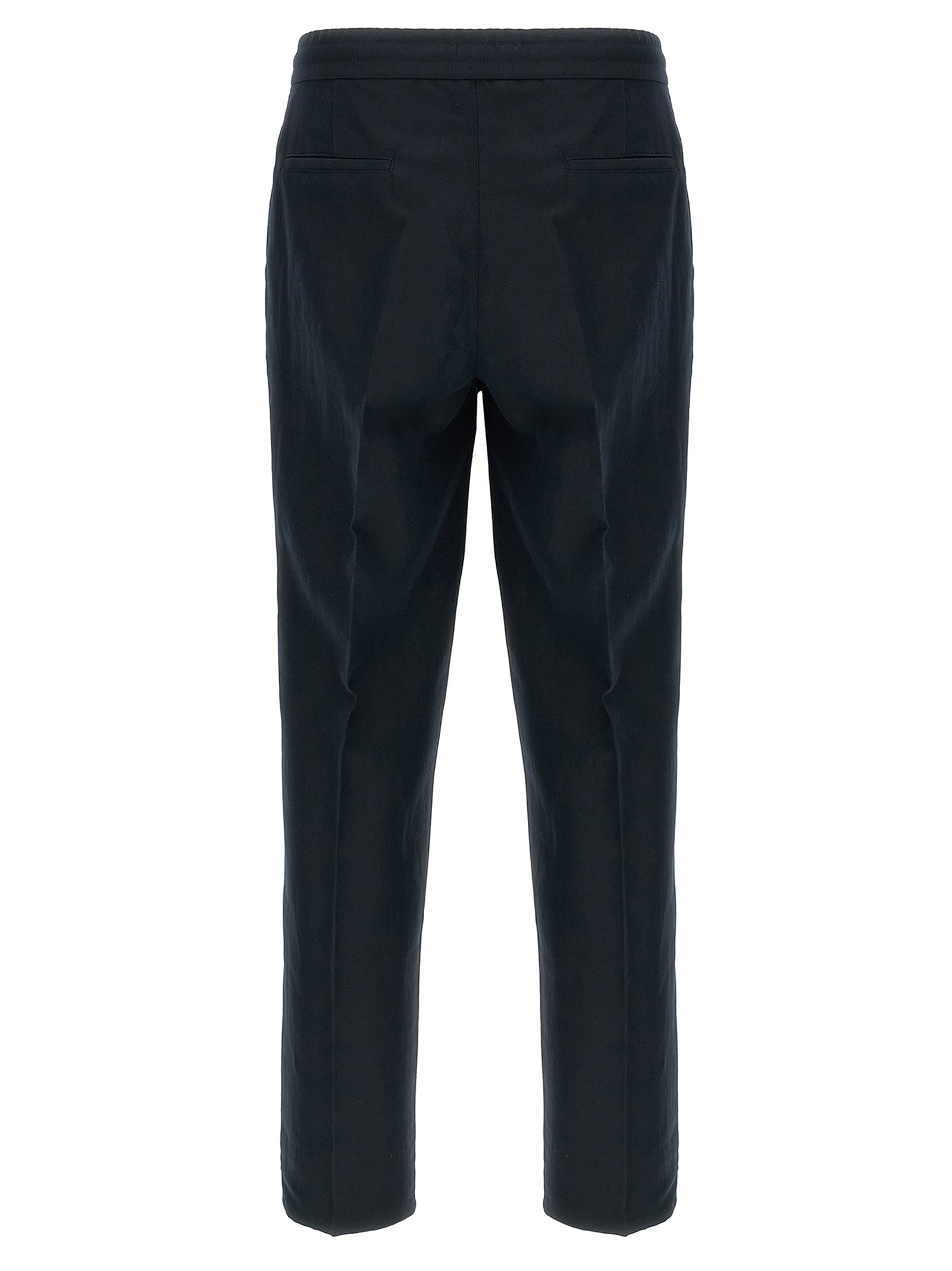 Brunello Cucinelli Blue Linen Casual Men's Pants