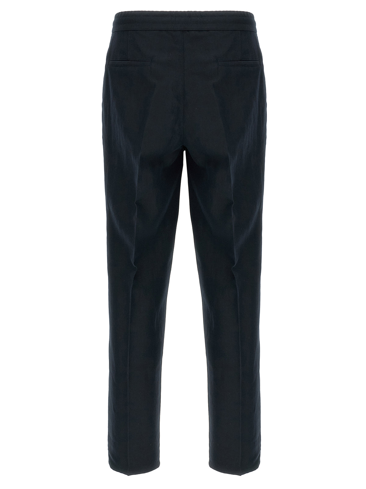 Brunello Cucinelli Blue Linen Casual Men's Pants