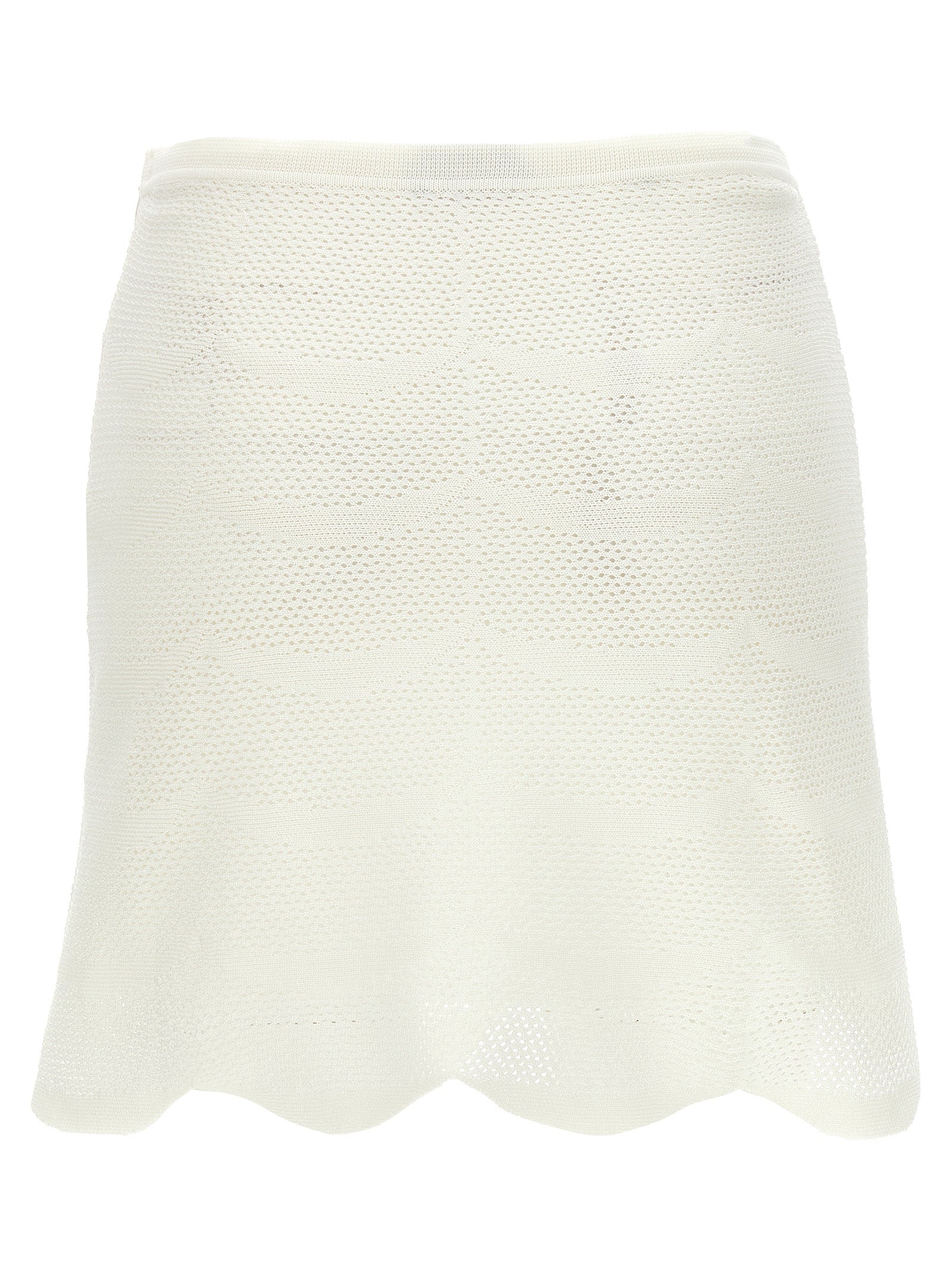 Tom Ford White Cotton Long Women's Skirt