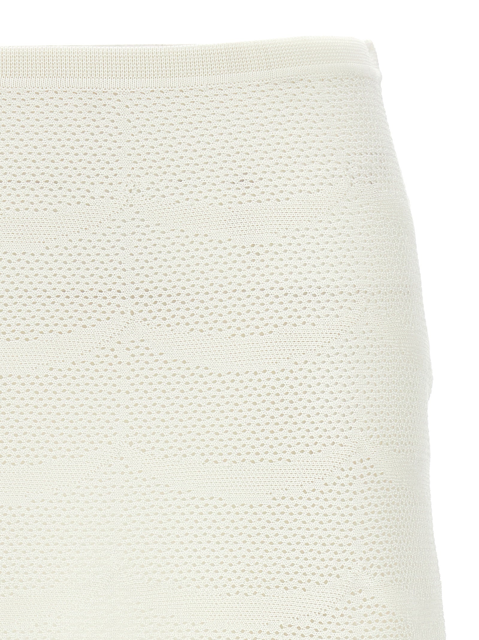 Tom Ford White Cotton Long Women's Skirt