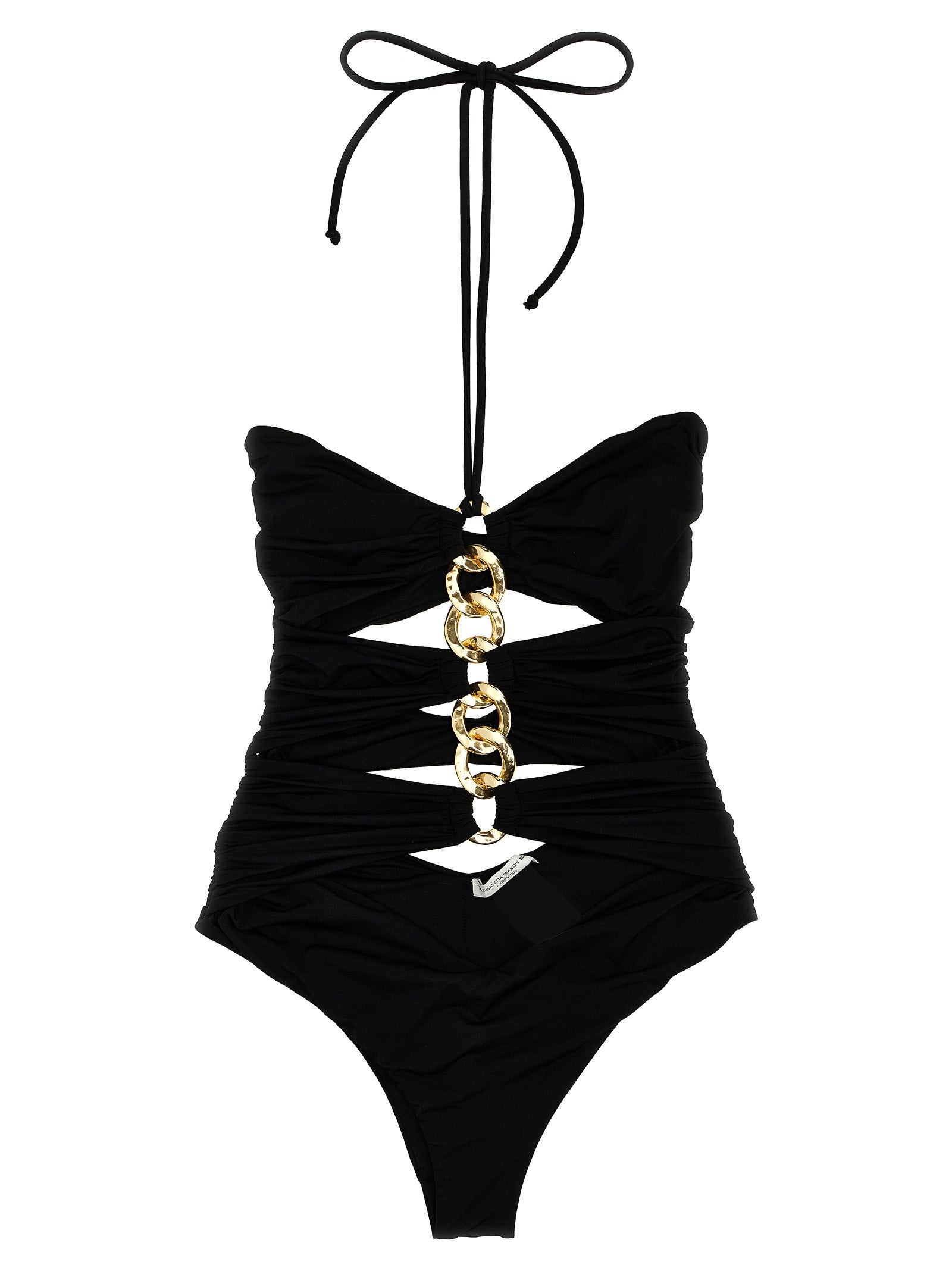 Elisabetta Franchi Black Polyamide One-Piece Women's Swimsuit