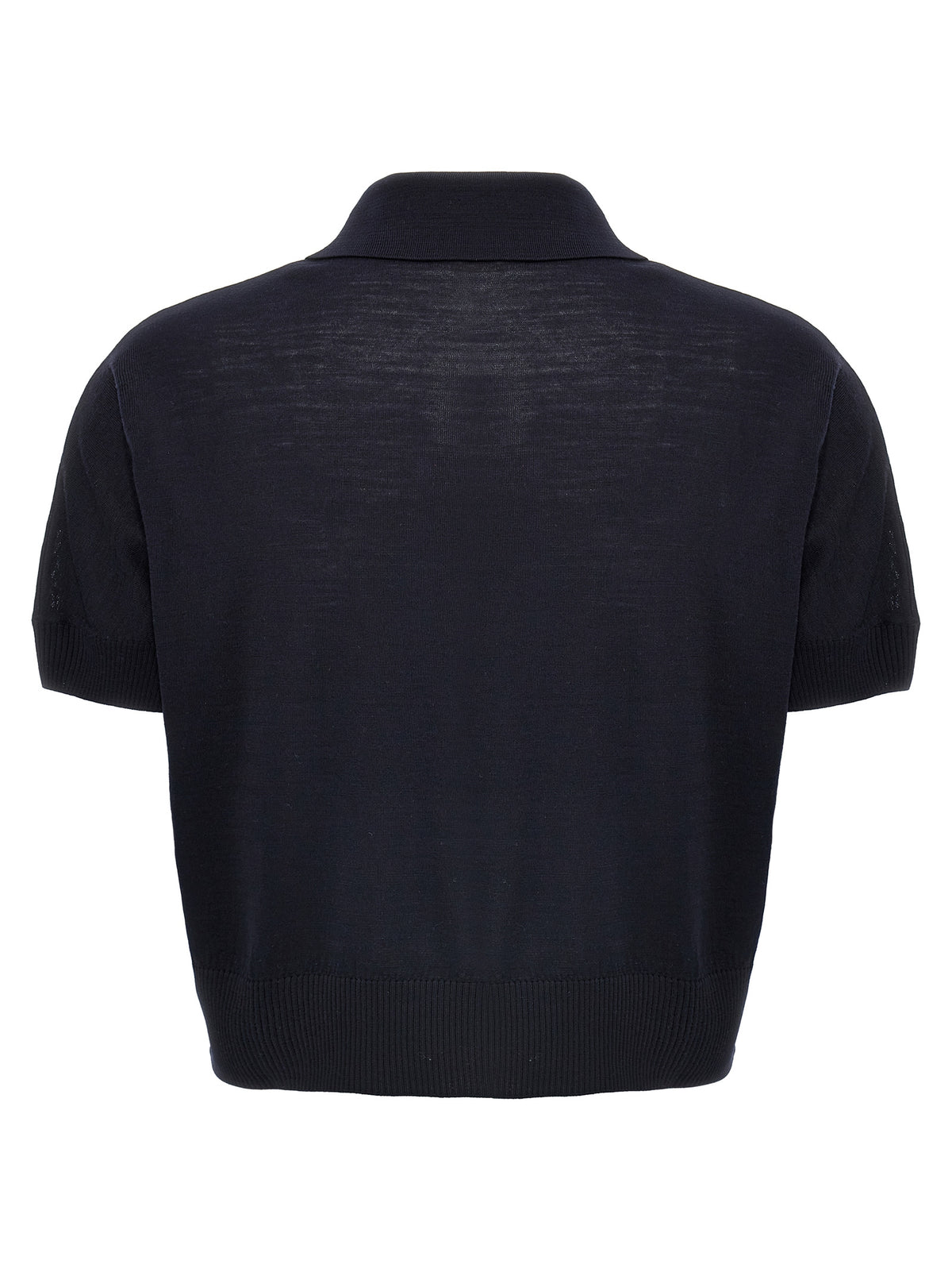 Khaite Blue Wool Shortsleeve Women's Shirt