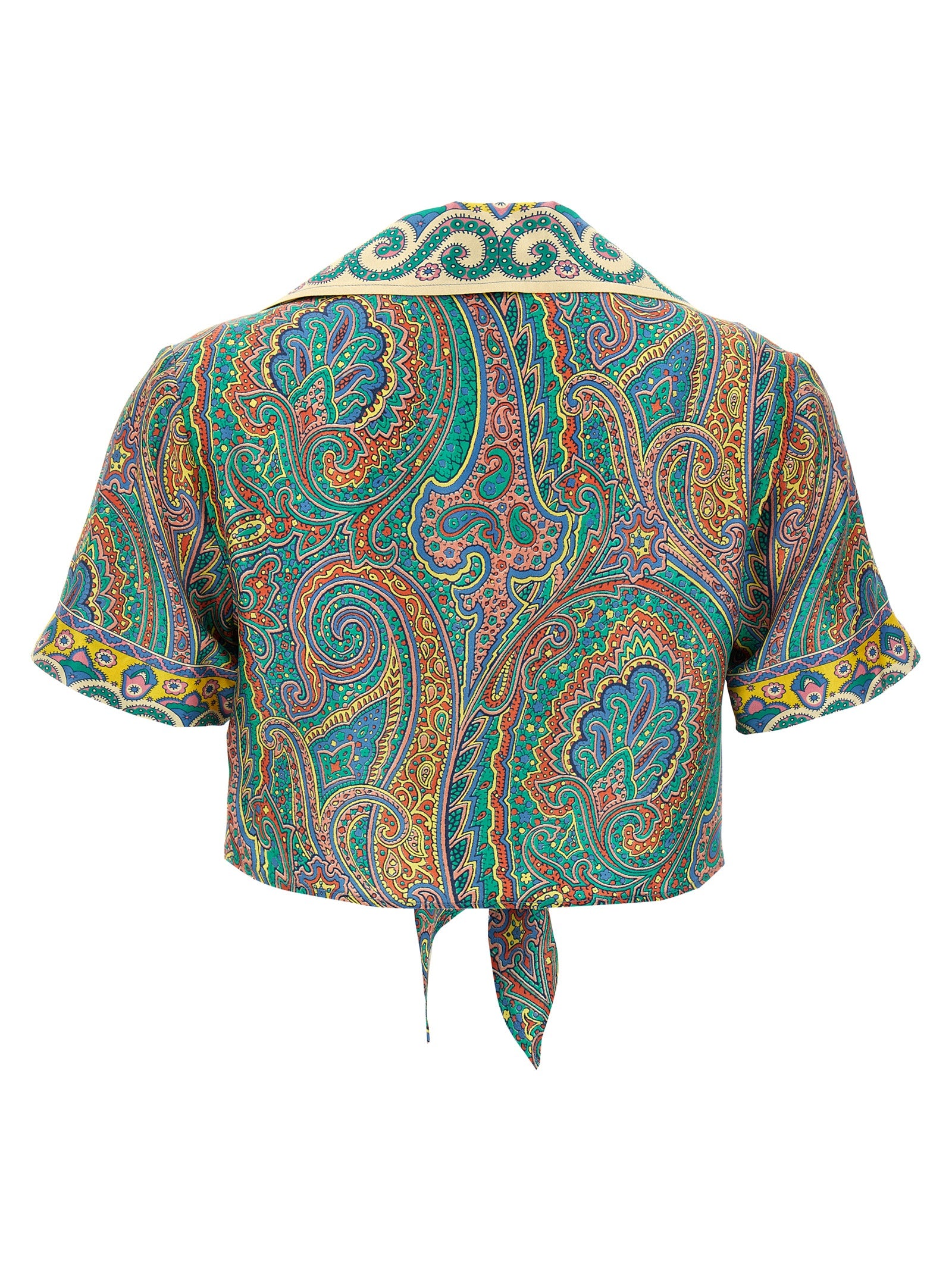 Etro Multicolor Silk Pattern Women's Shirt