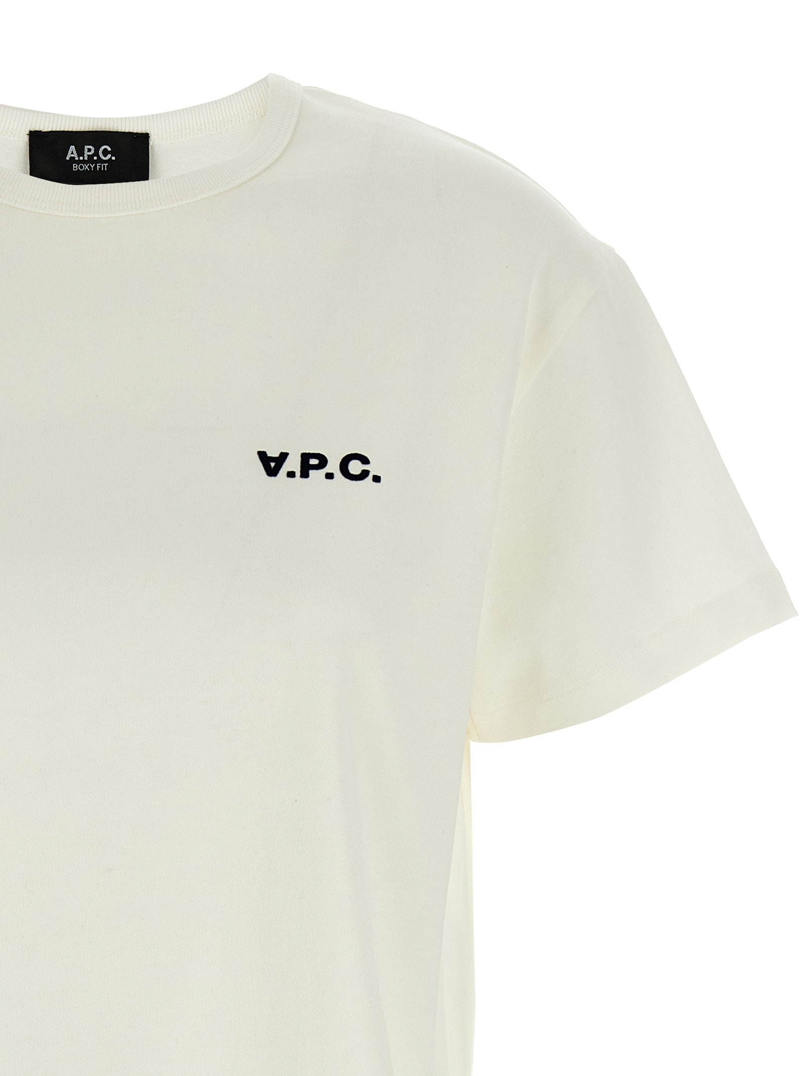A.P.C. White Cotton Women's T-Shirt