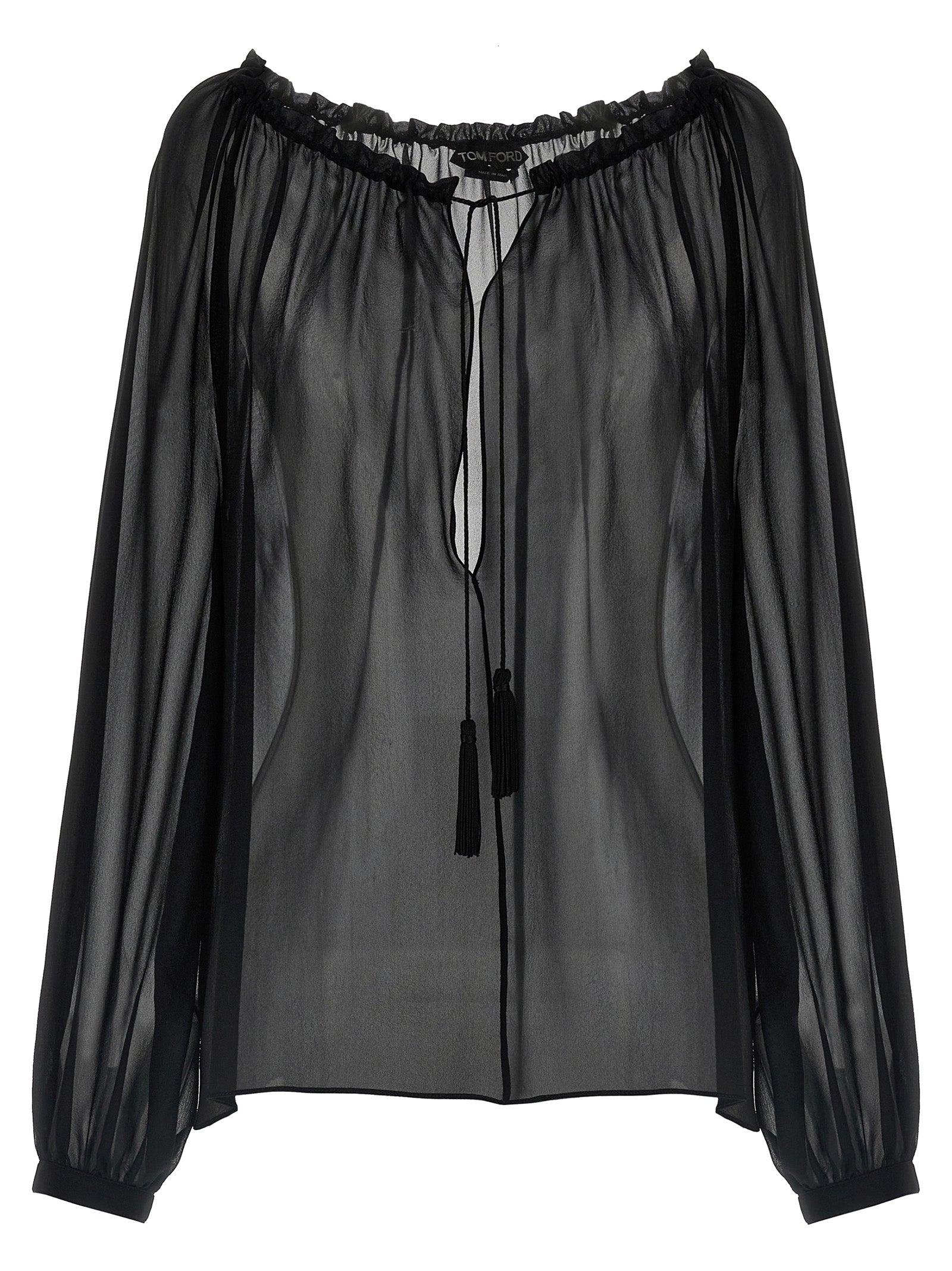 Tom Ford Black Silk Women's Blouse